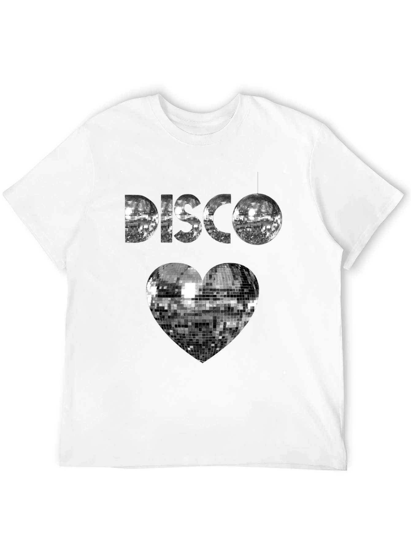 Disco Heart T-Shirt - Retro Dance Party Tee