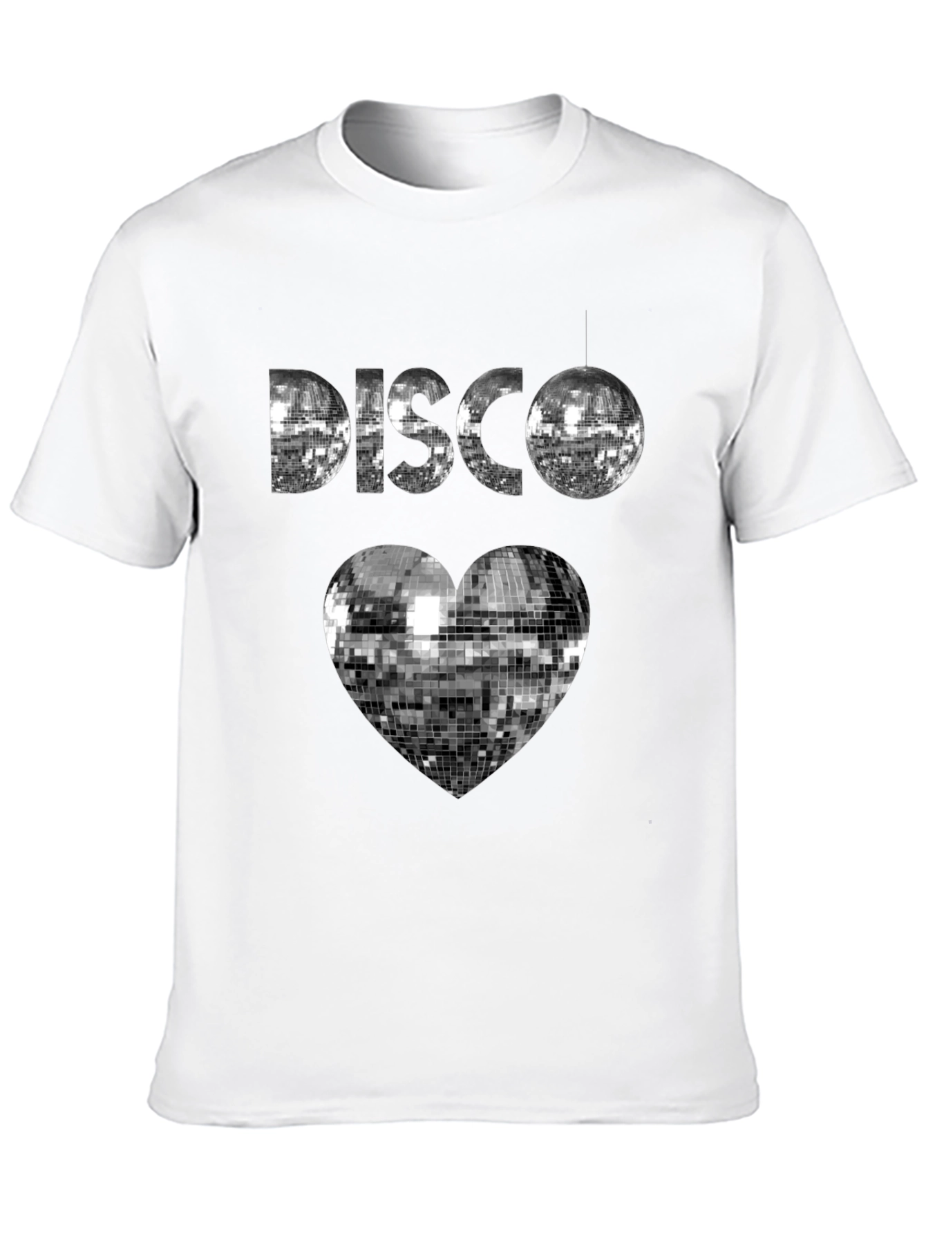Disco Heart T-Shirt - Retro Dance Party Tee