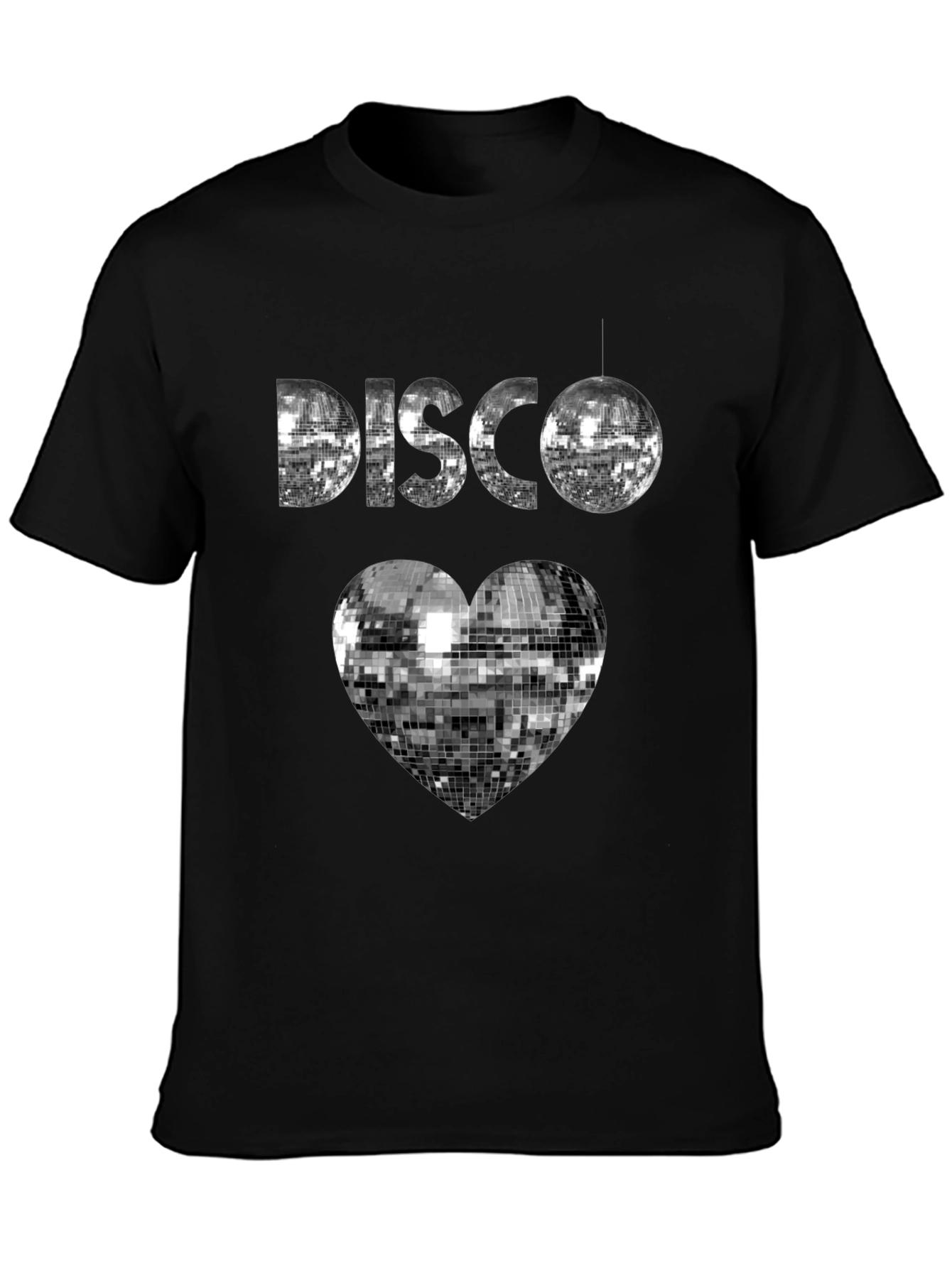 Disco Heart T-Shirt - Retro Dance Party Tee