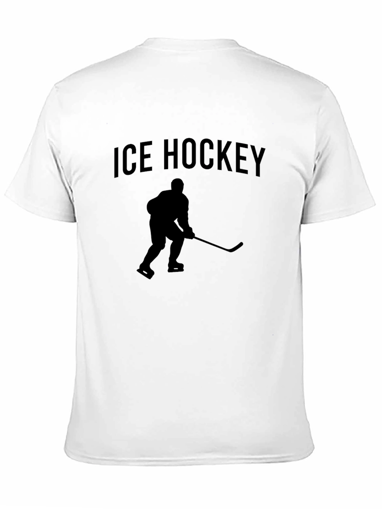 Ice Hockey Graphic T-Shirt - Black