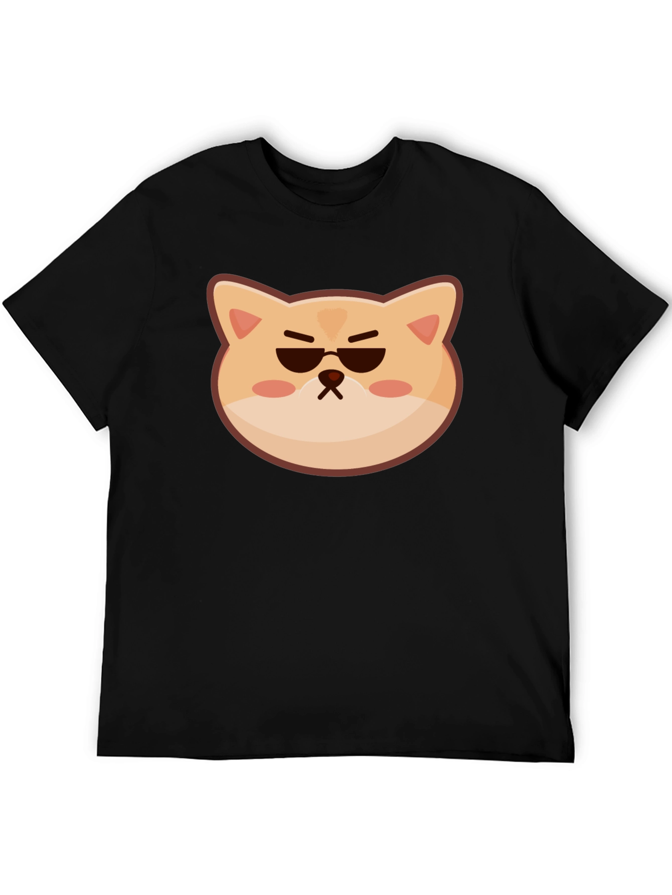 Cool Cat Graphic Tee - Unisex Black T-Shirt