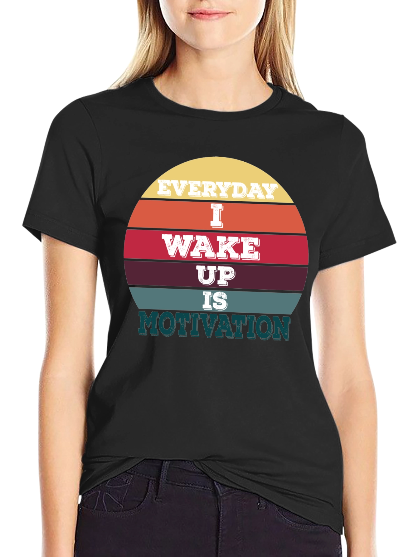 Everyday I Wake Up Motivation T-Shirt