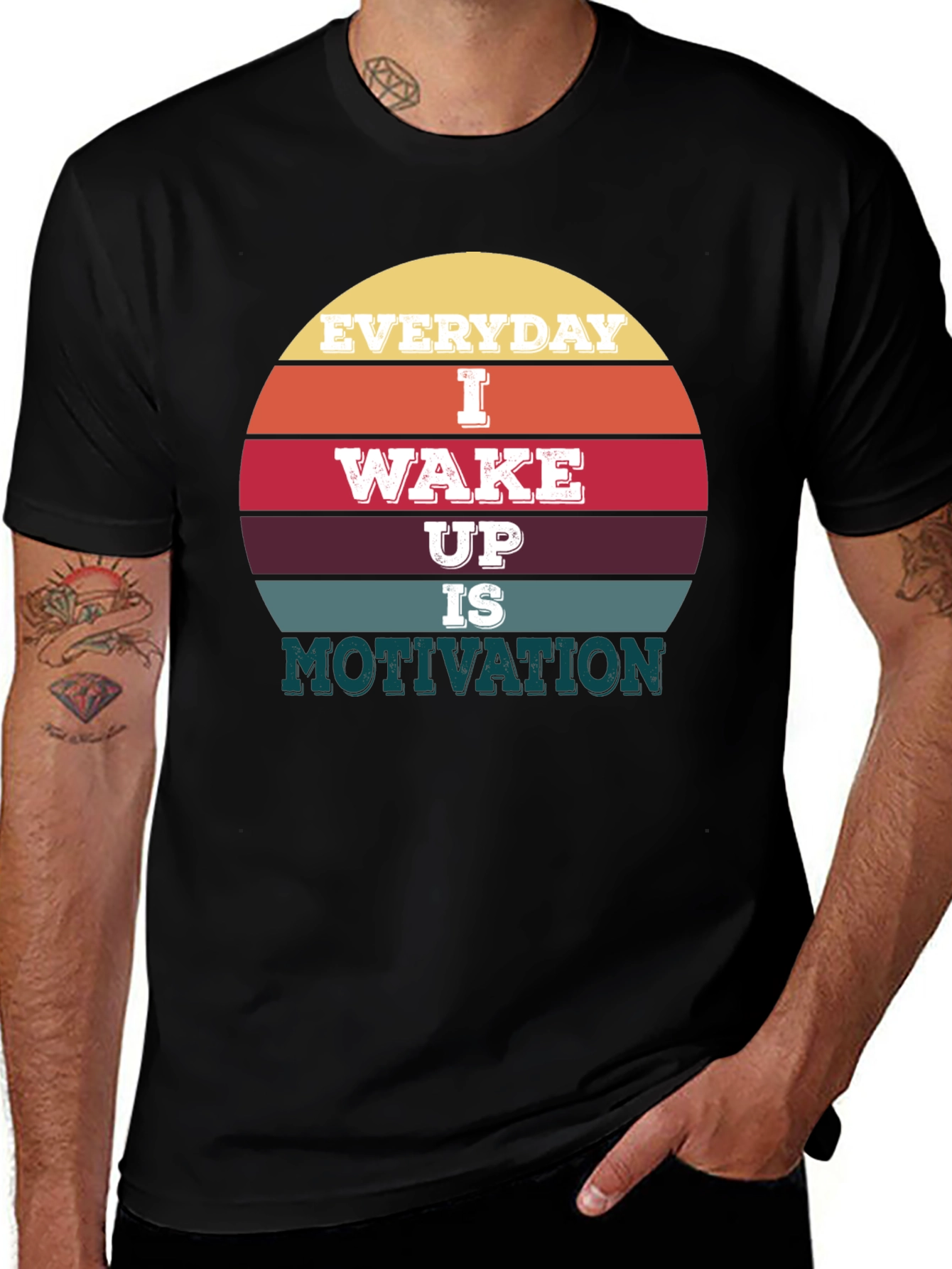 Everyday I Wake Up Motivation T-Shirt