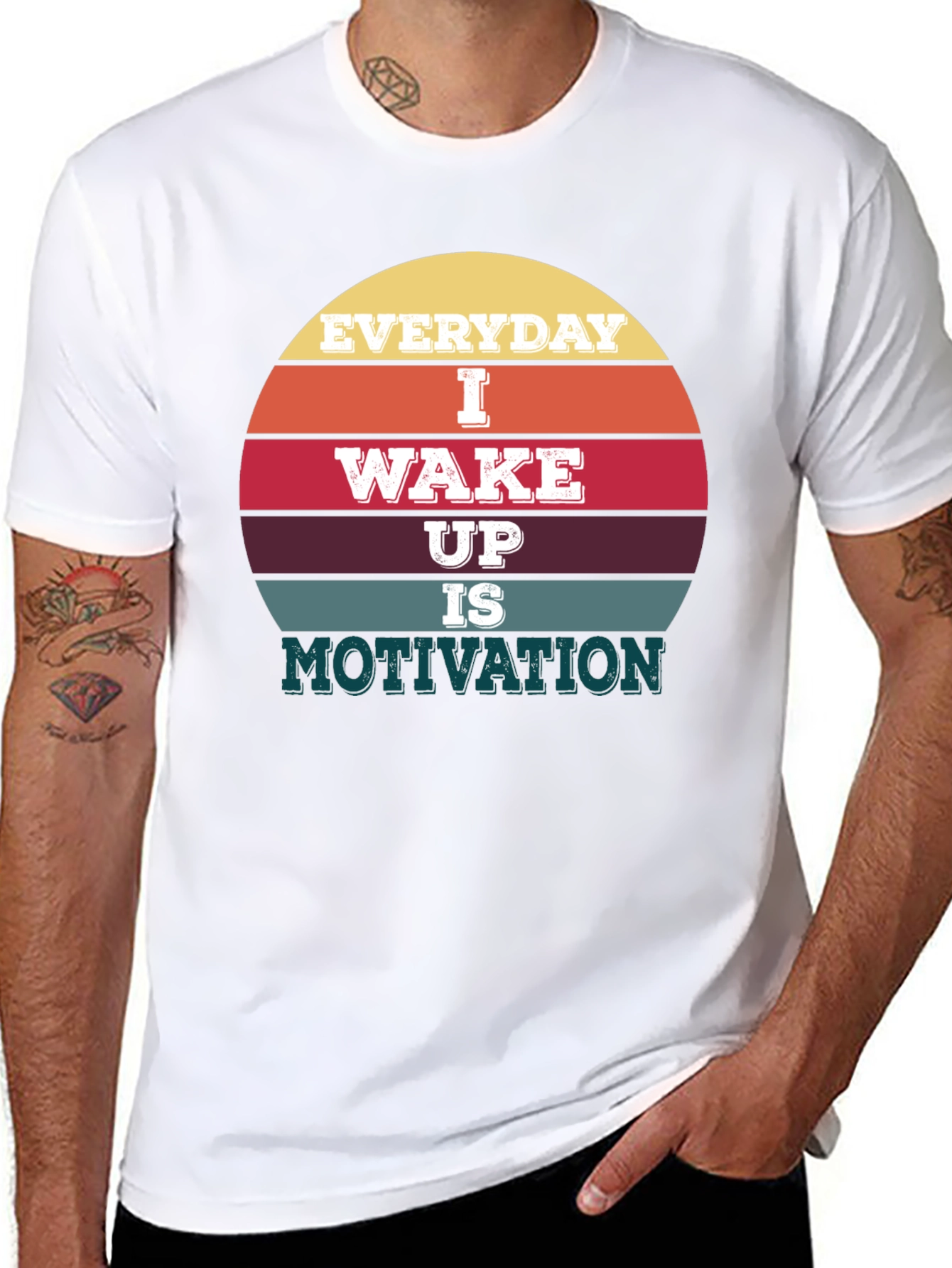 Everyday I Wake Up Motivation T-Shirt