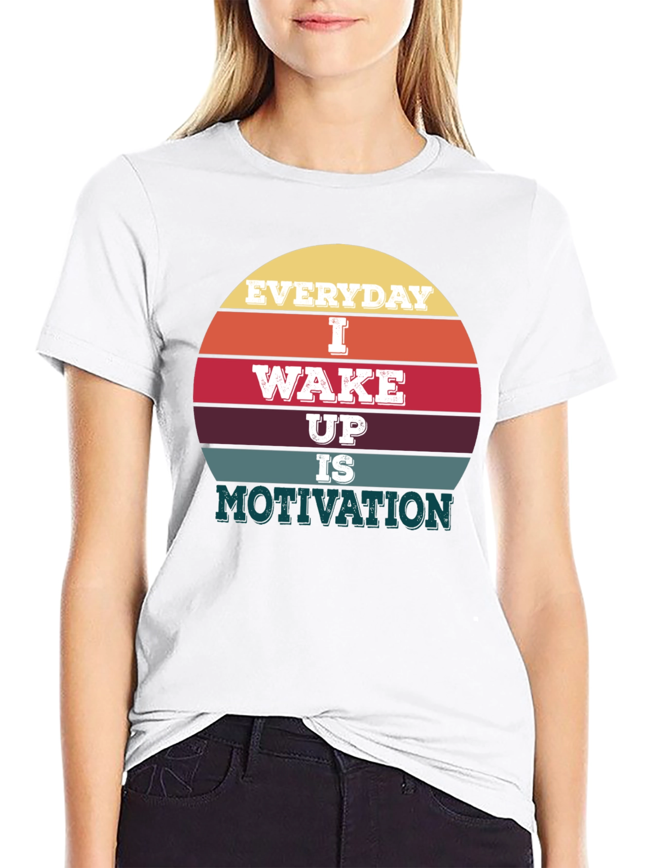 Everyday I Wake Up Motivation T-Shirt