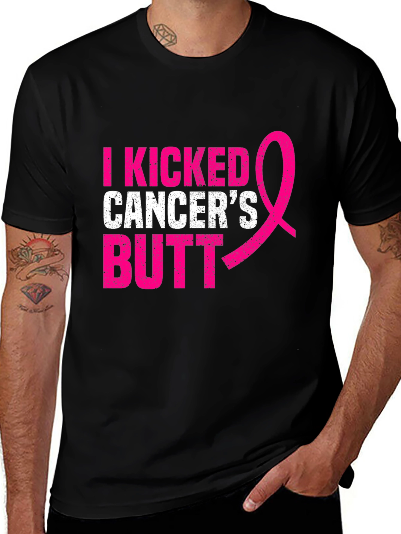 I Kicked Cancers Butt T-Shirt