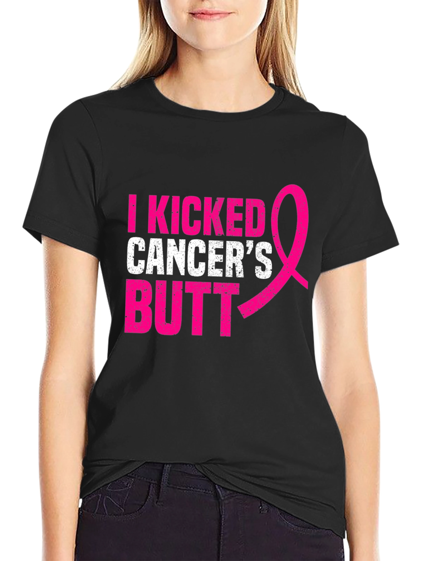 I Kicked Cancers Butt T-Shirt