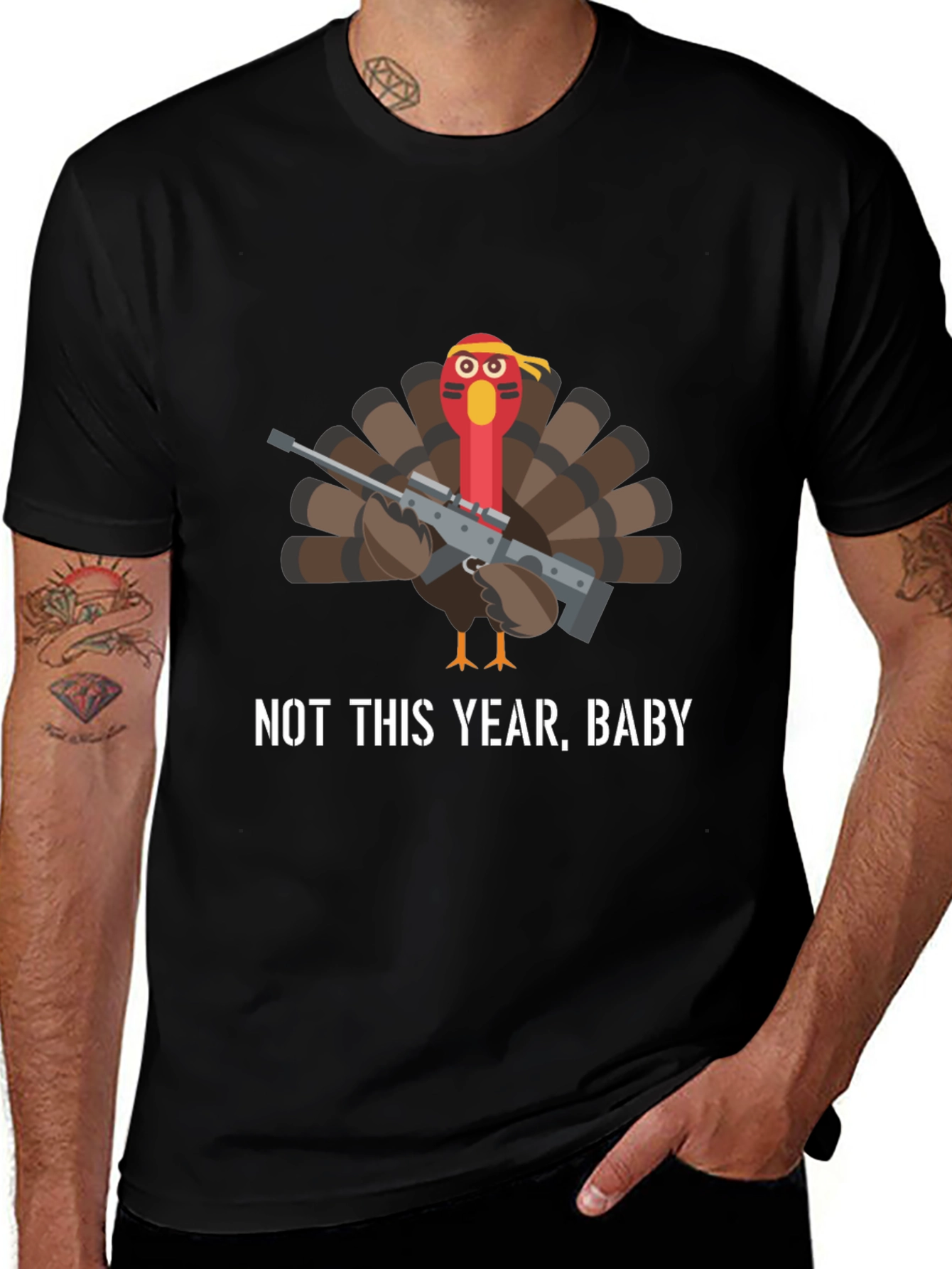 Not This Year Baby Turkey T-Shirt