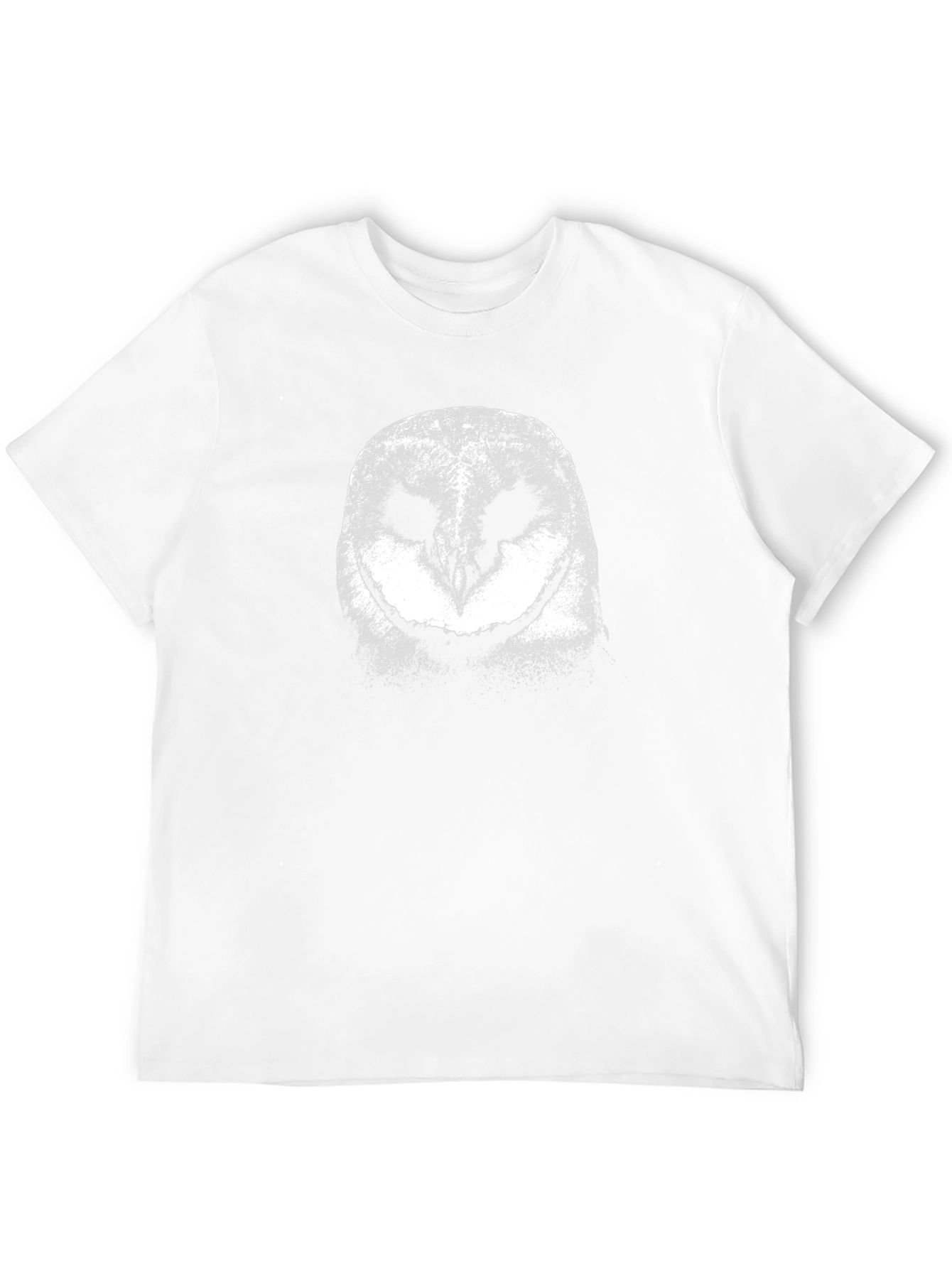 Owl Graphic Print Black T-Shirt