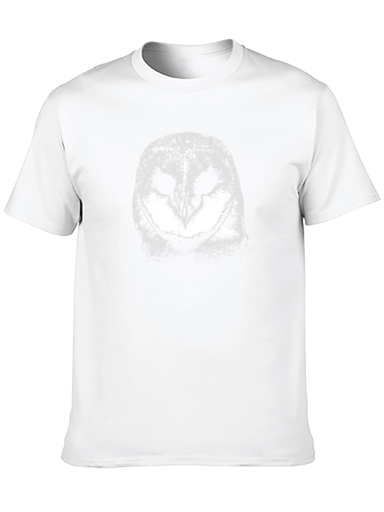 Owl Graphic Print Black T-Shirt