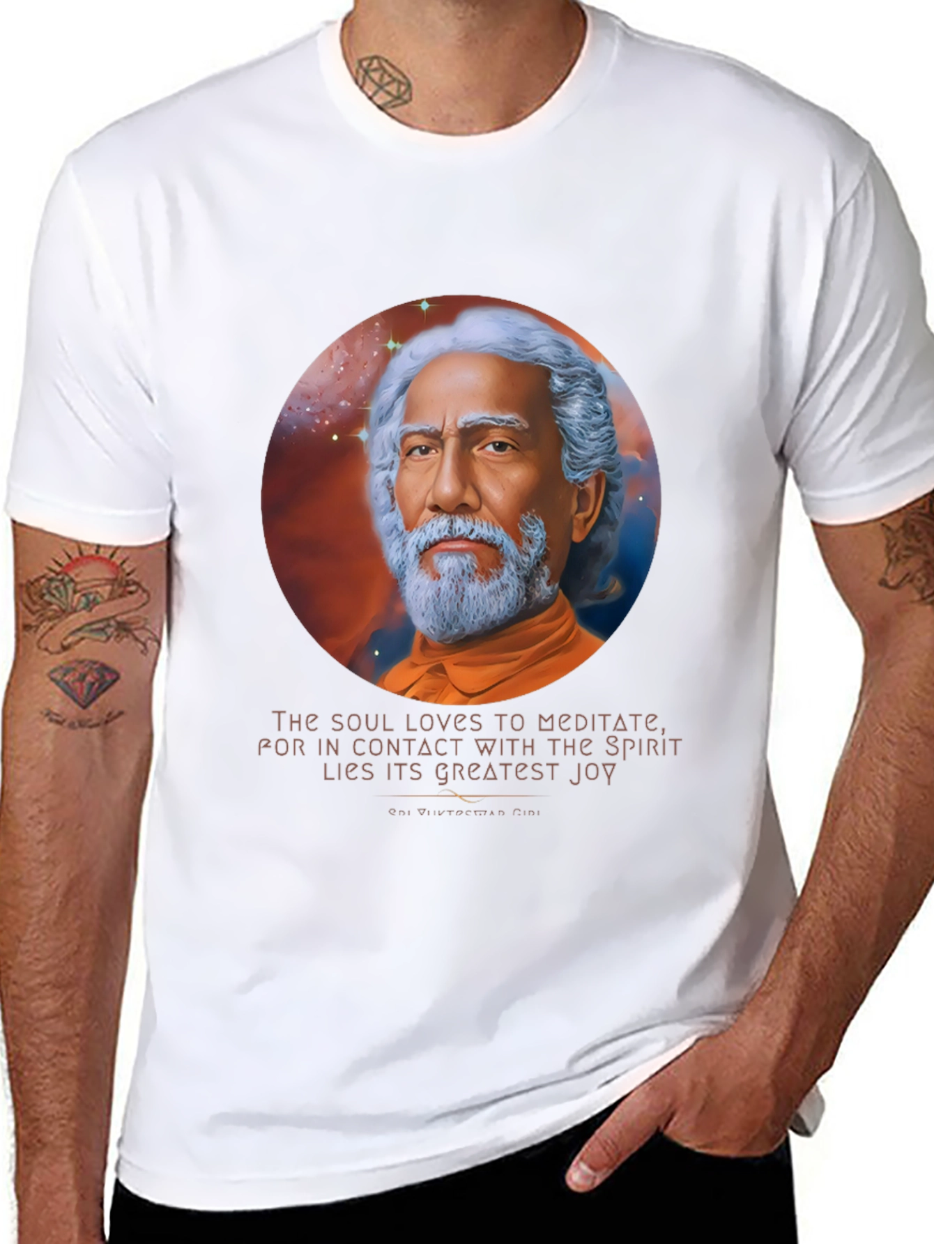Spiritual Meditation T-Shirt - Soulful Design