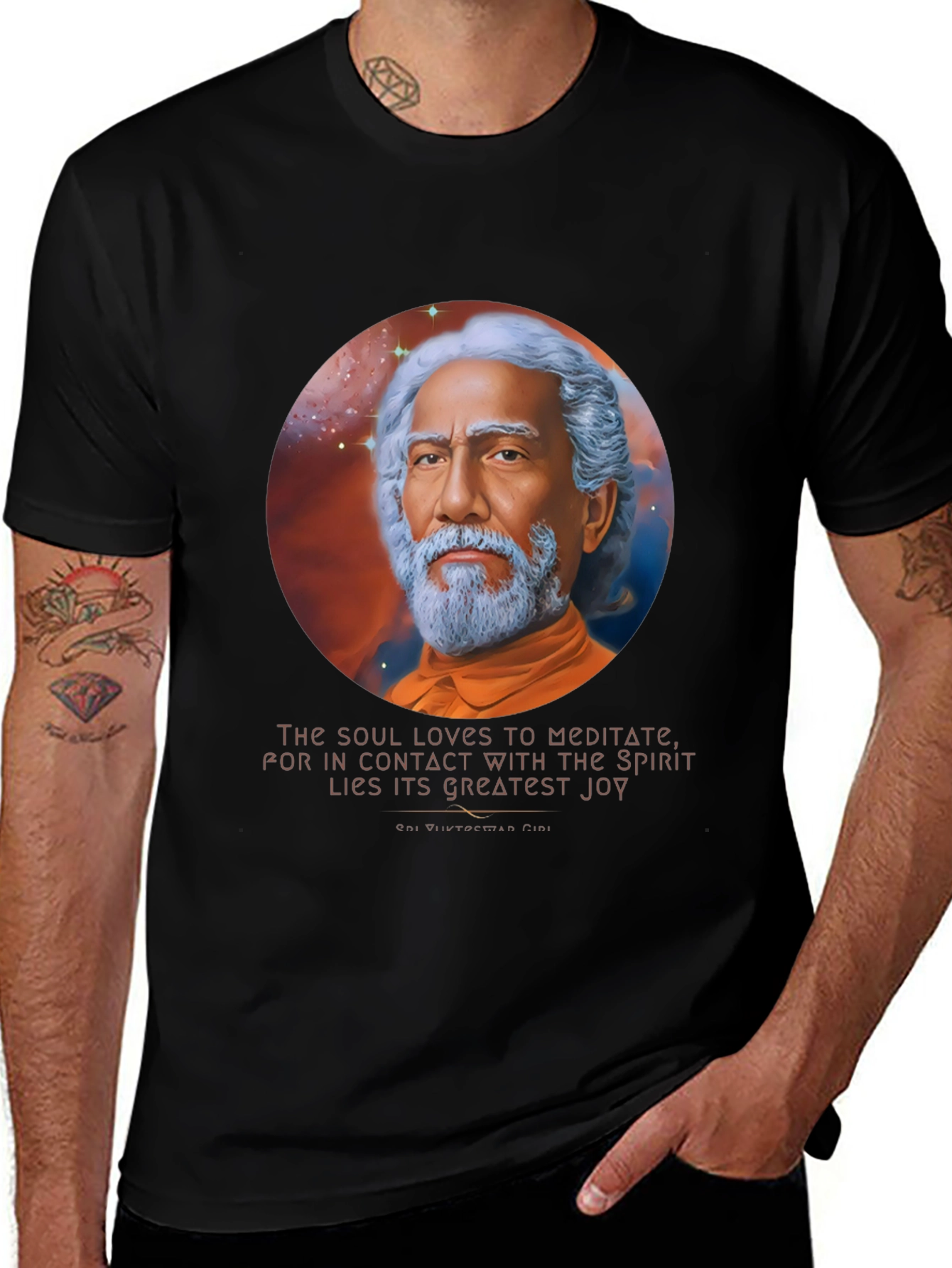 Spiritual Meditation T-Shirt - Soulful Design