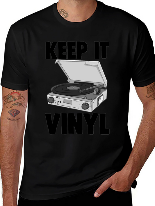 Keep it Vinyl T-Shirt - Retro Music Lover Tee
