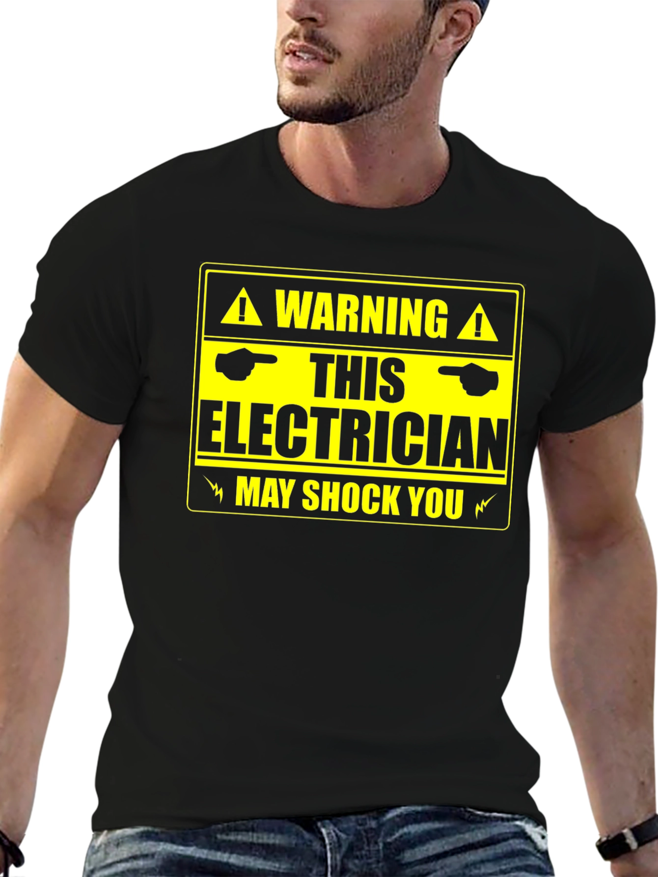 Warning Electrician Shock T-Shirt