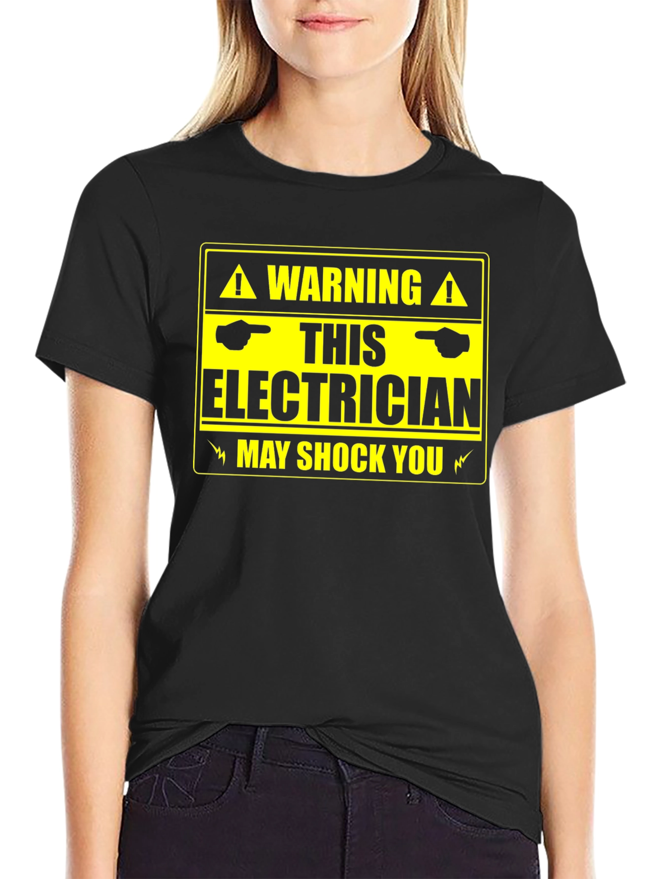 Warning Electrician Shock T-Shirt