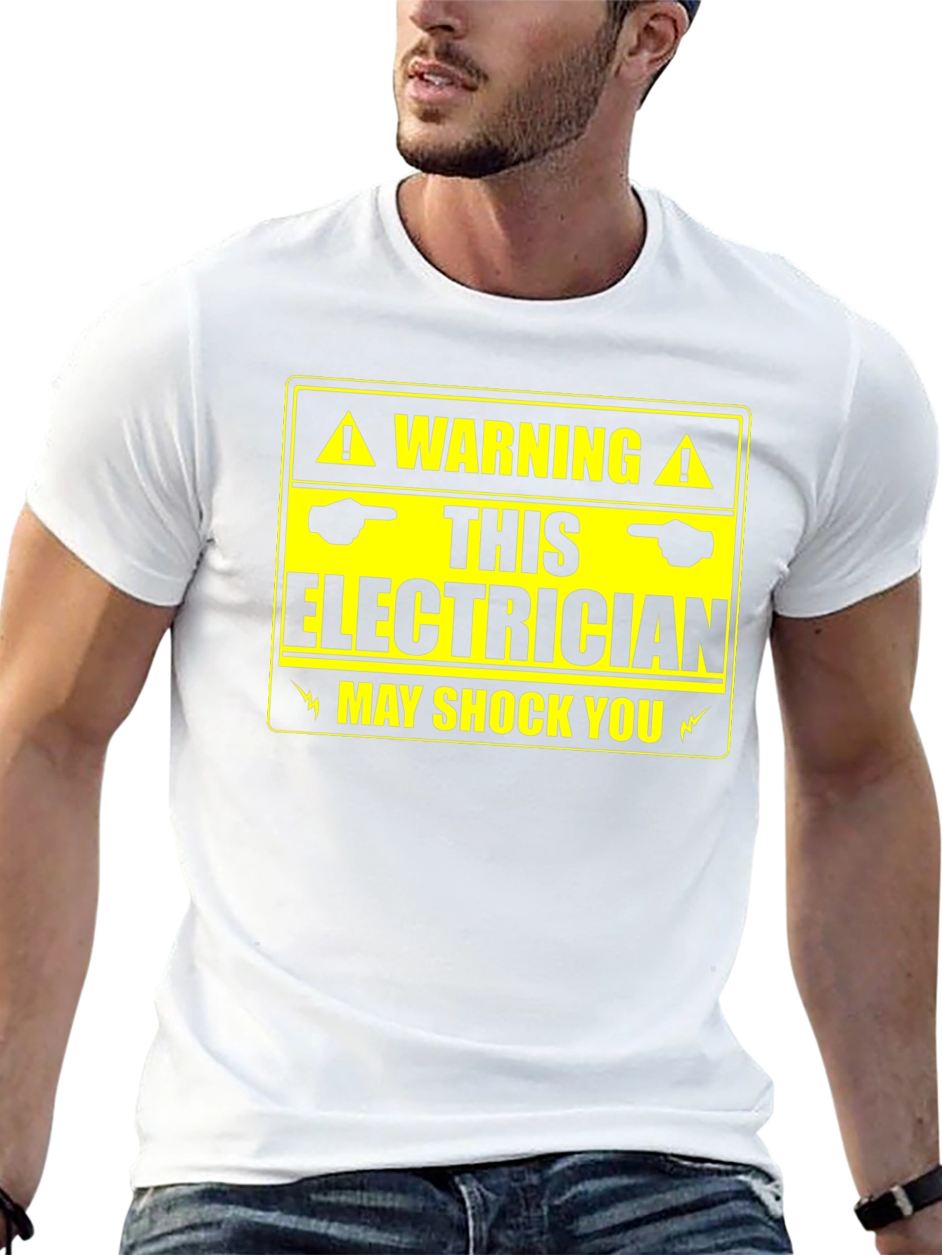 Warning Electrician Shock T-Shirt
