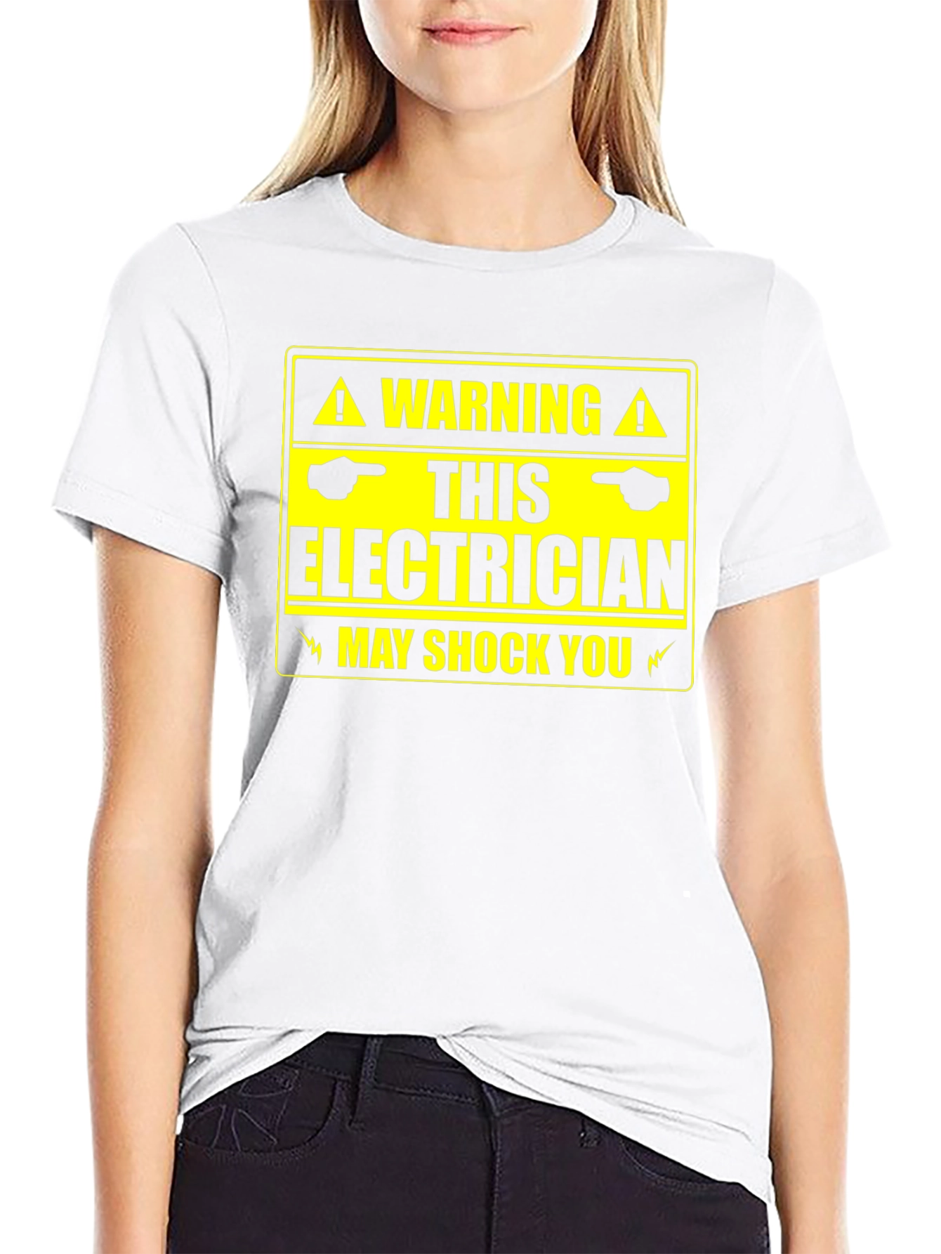 Warning Electrician Shock T-Shirt