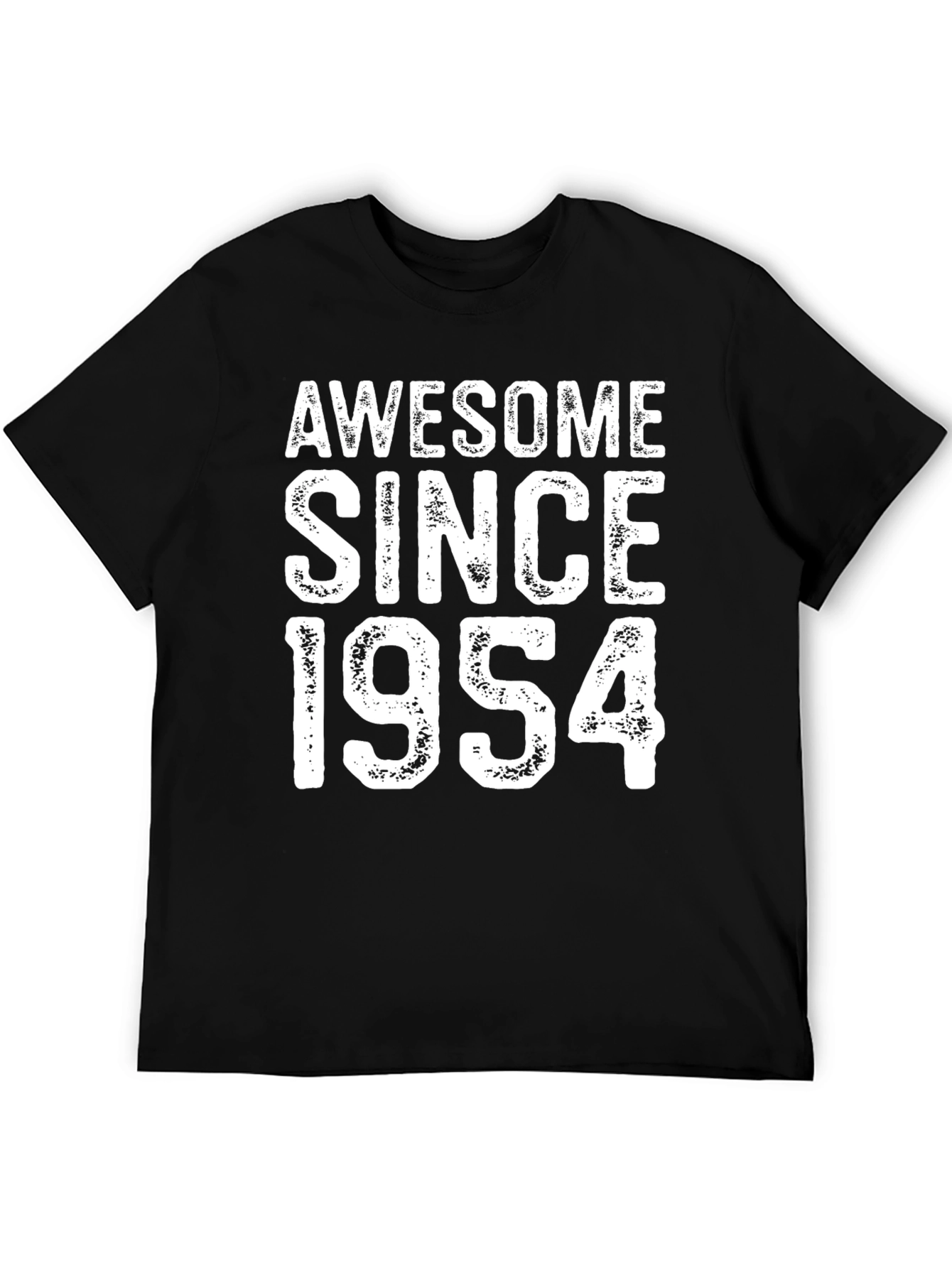 Awesome Since 1954 Black Graphic T-Shirt