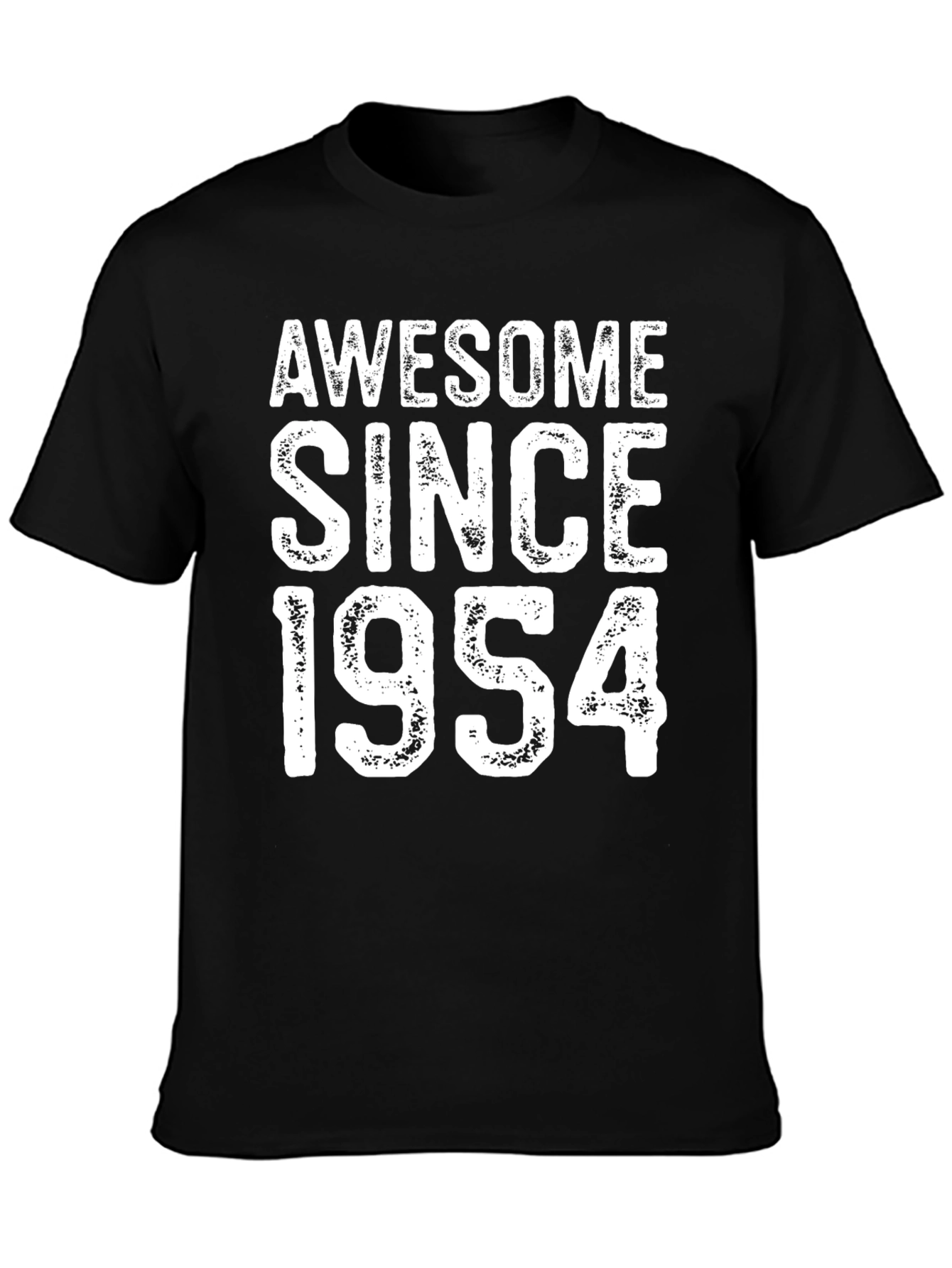 Awesome Since 1954 Black Graphic T-Shirt