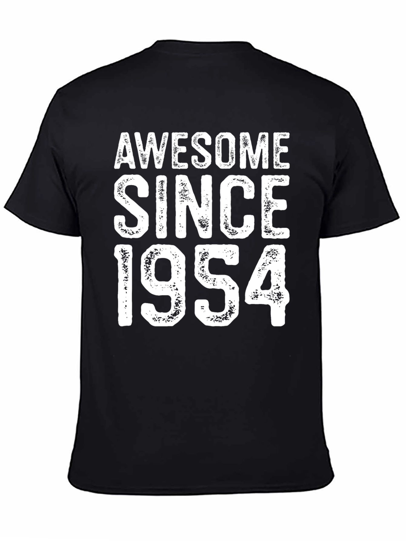 Awesome Since 1954 Black Graphic T-Shirt
