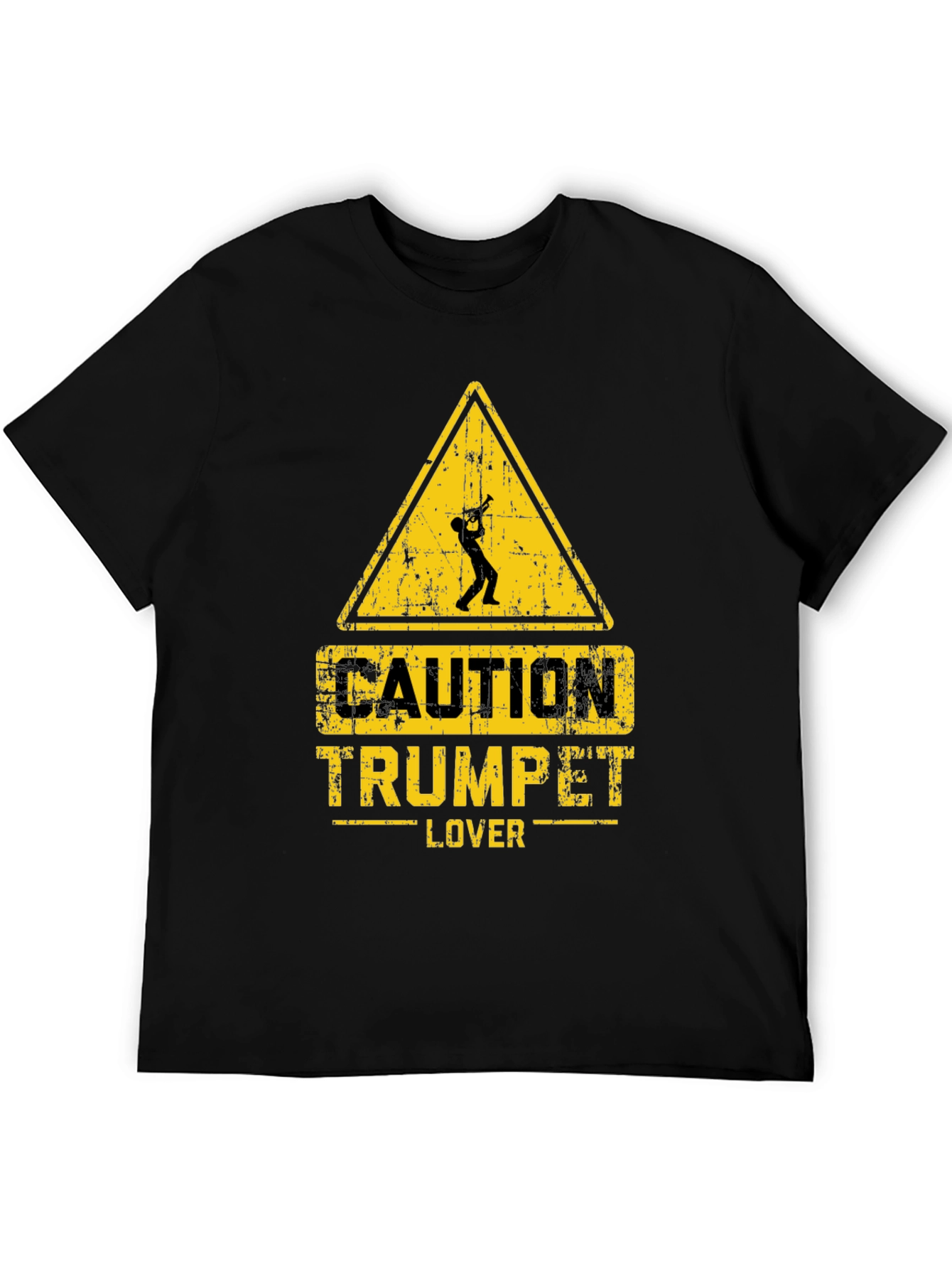 Caution Trumpet Lover Graphic Tee
