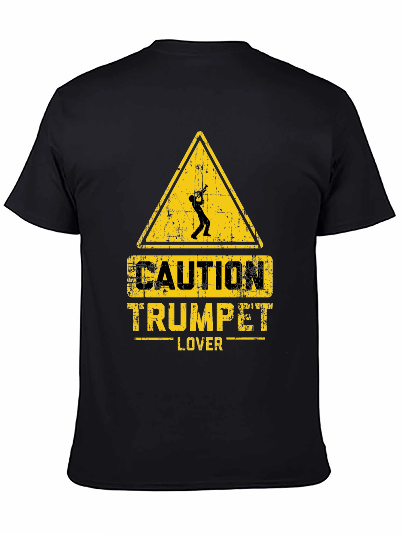 Caution Trumpet Lover Graphic Tee