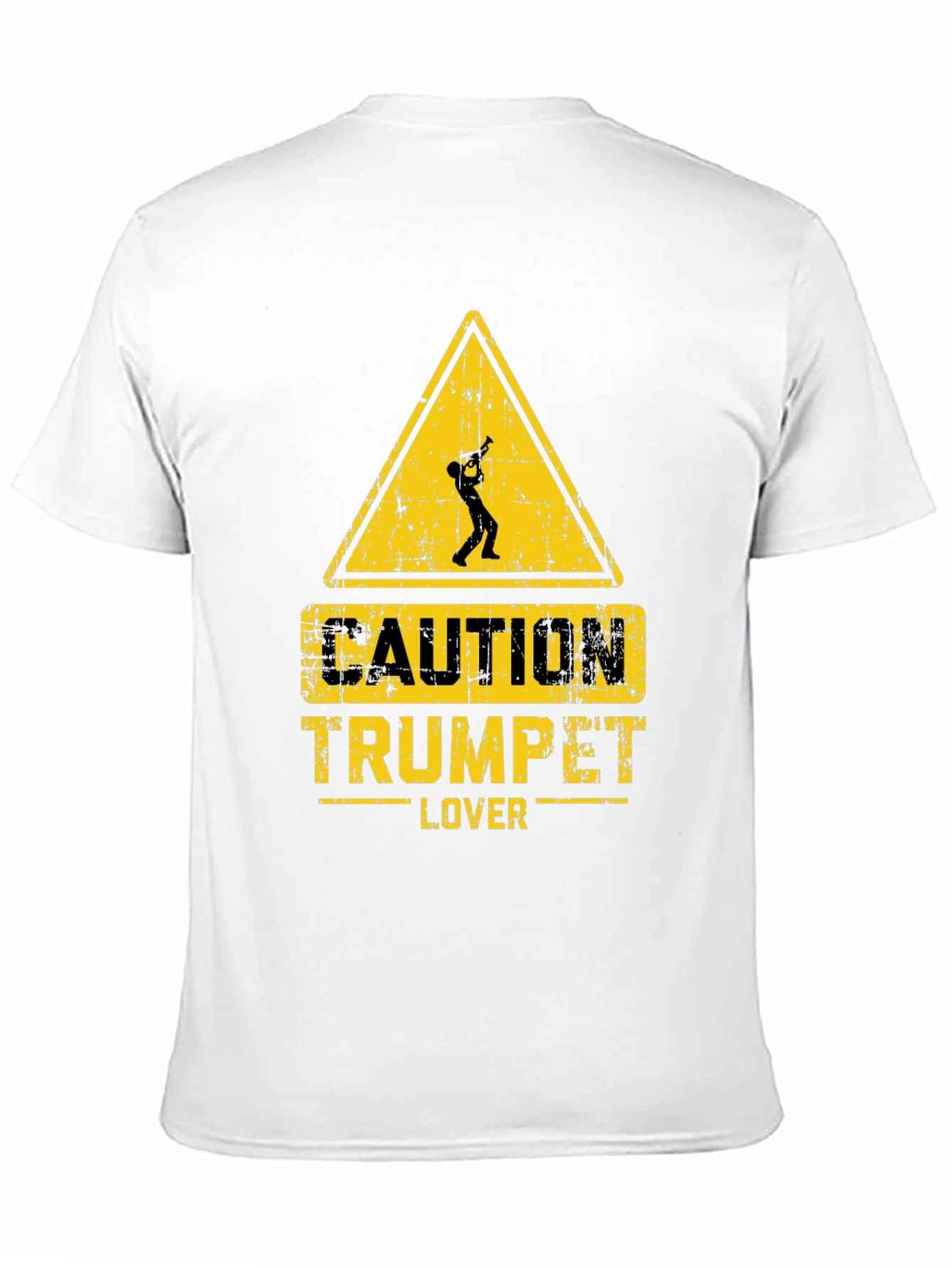 Caution Trumpet Lover Graphic Tee