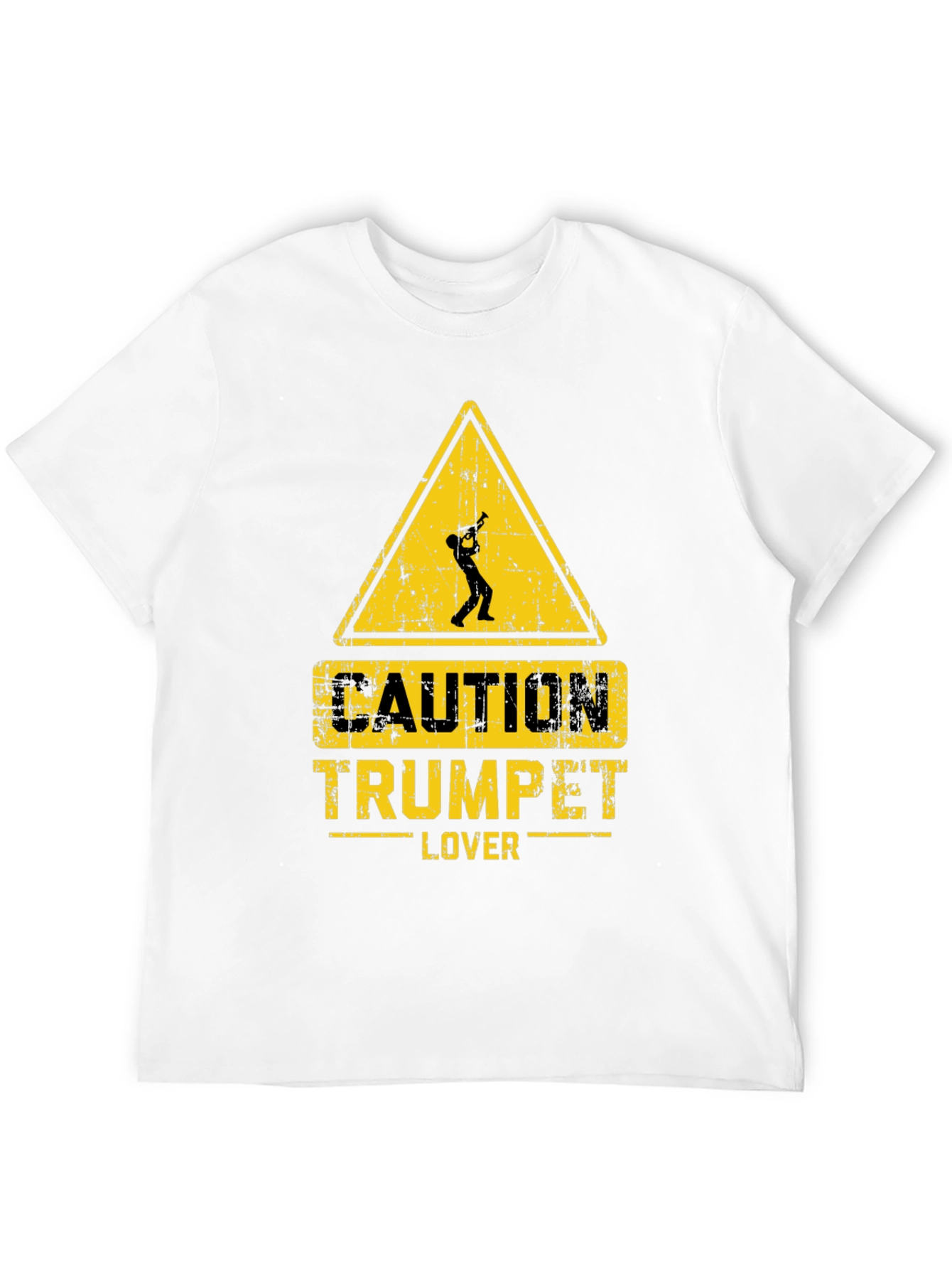Caution Trumpet Lover Graphic Tee
