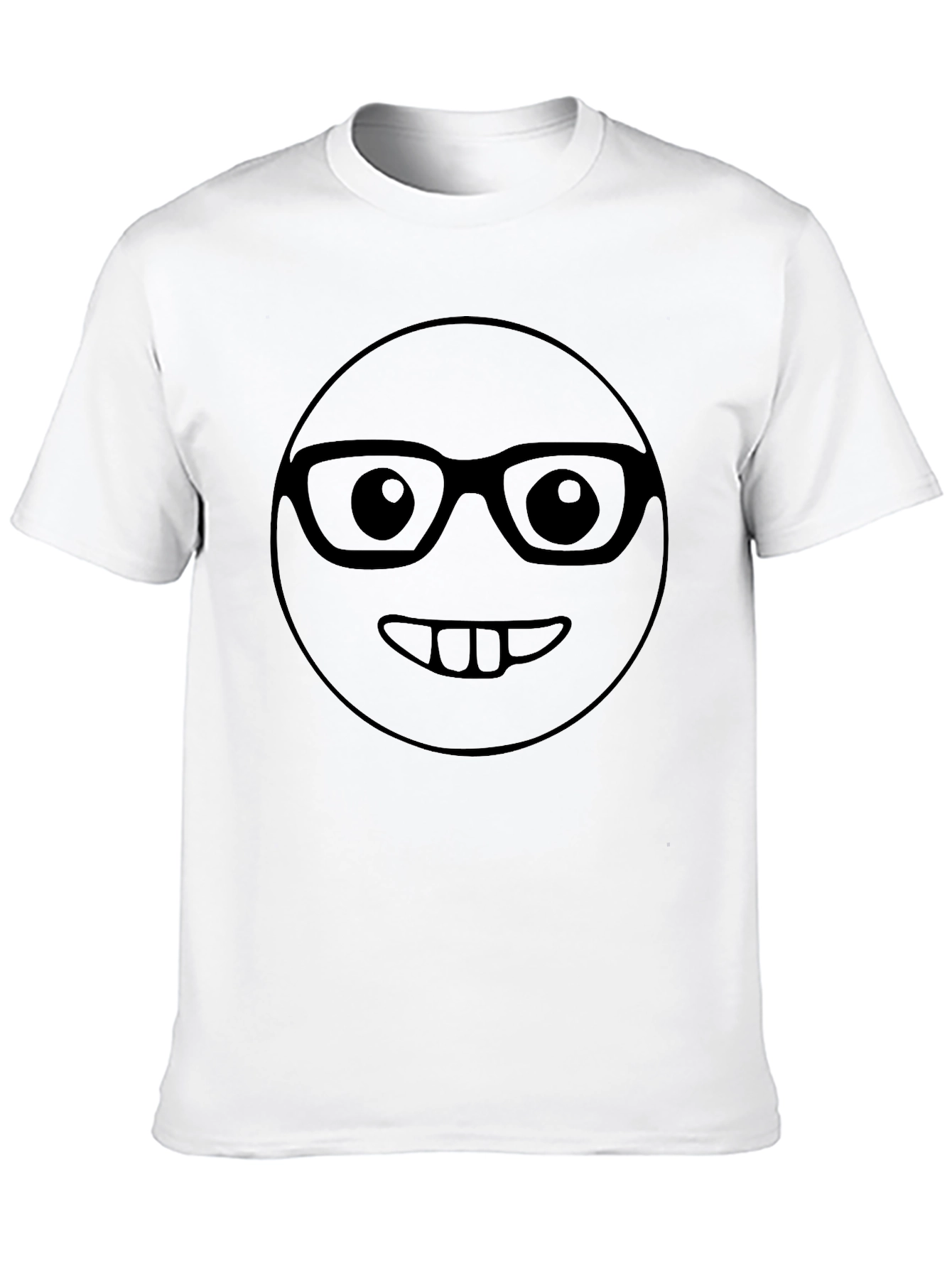 Geek Emoji Graphic T-Shirt - Nerd Humor Tee