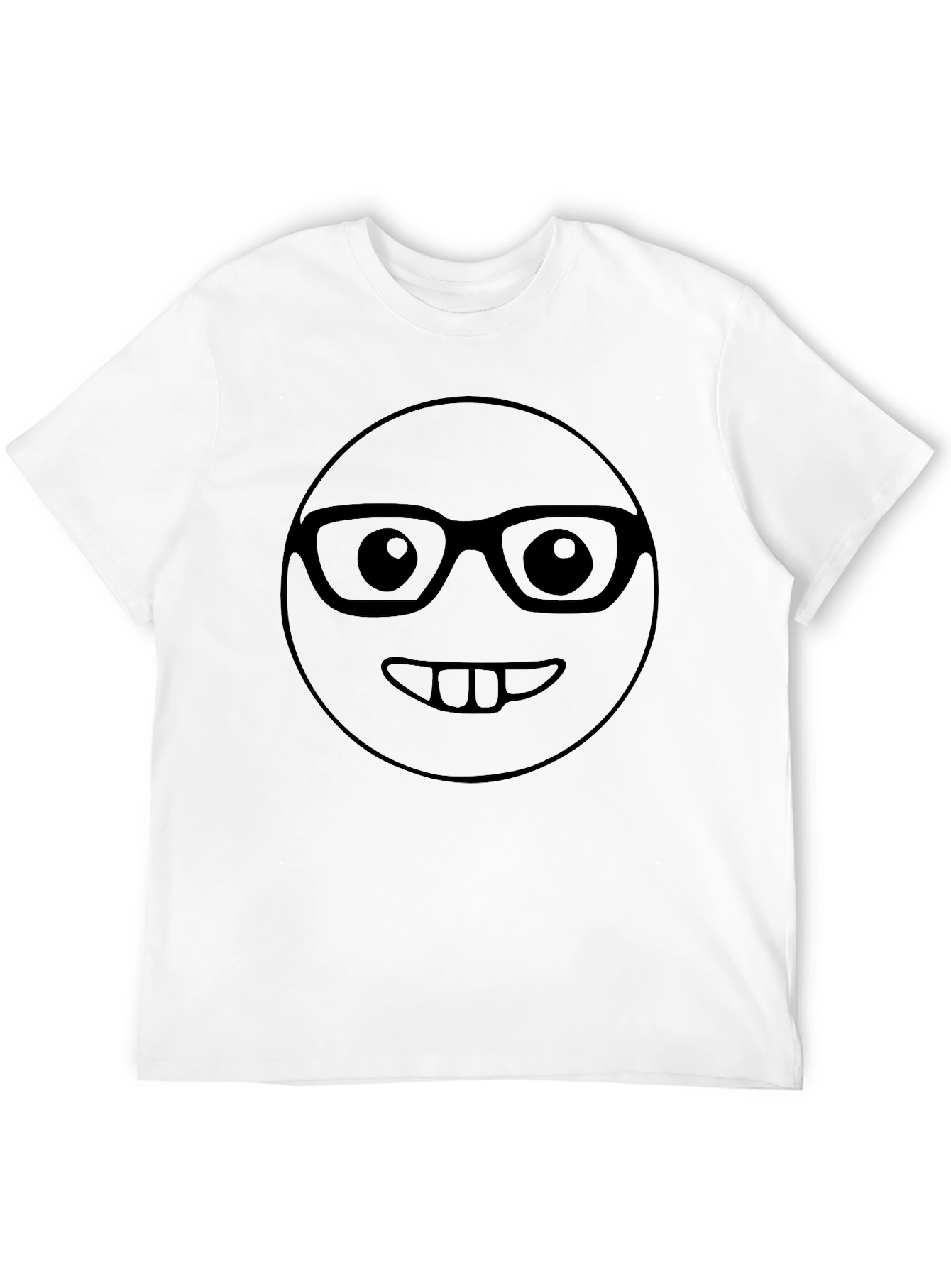 Geek Emoji Graphic T-Shirt - Nerd Humor Tee