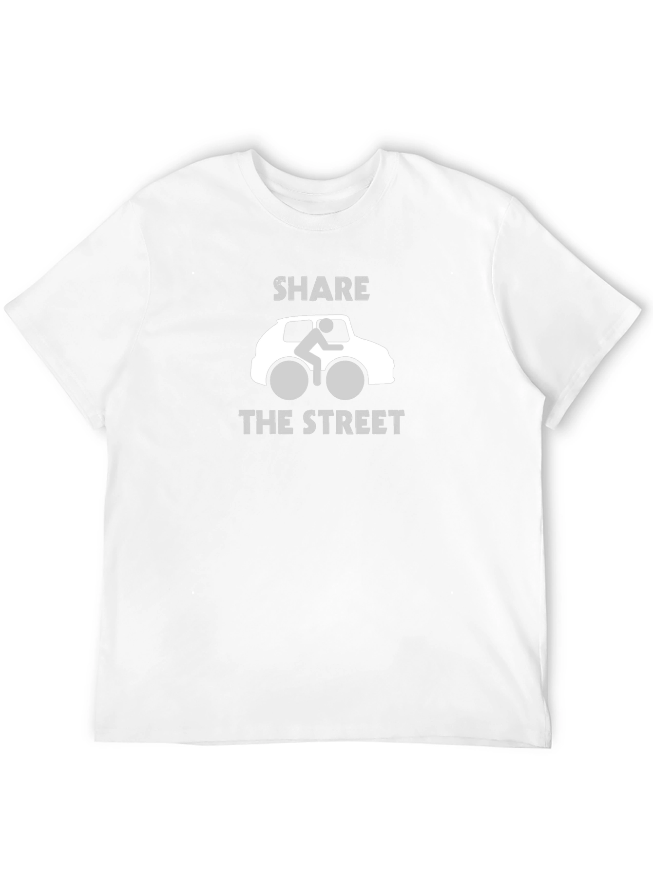 Share The Street Cyclist Graphic T-Shirt