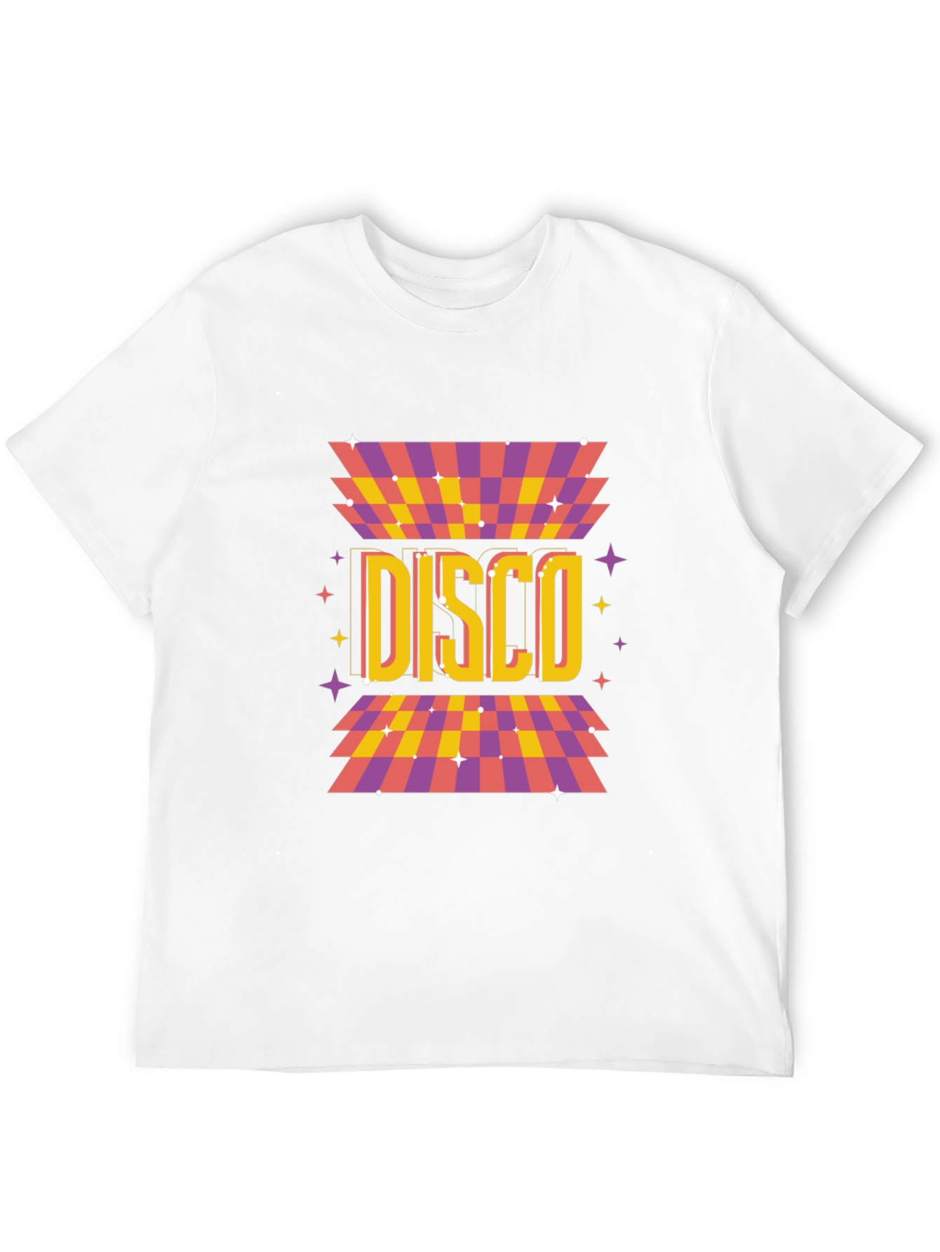 Retro Disco Graphic T-Shirt - Bold 70s Style