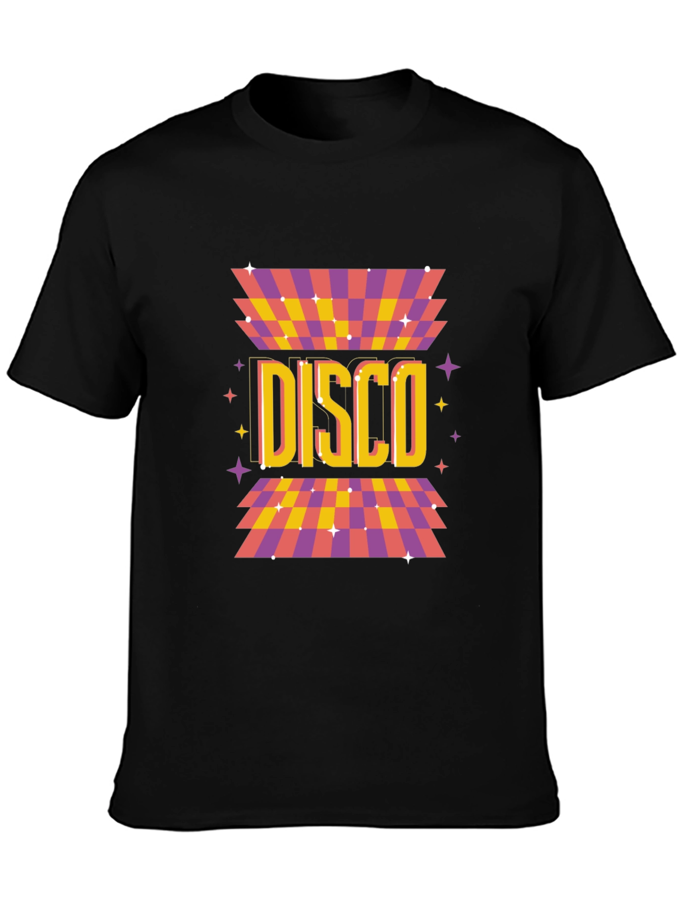Retro Disco Graphic T-Shirt - Bold 70s Style