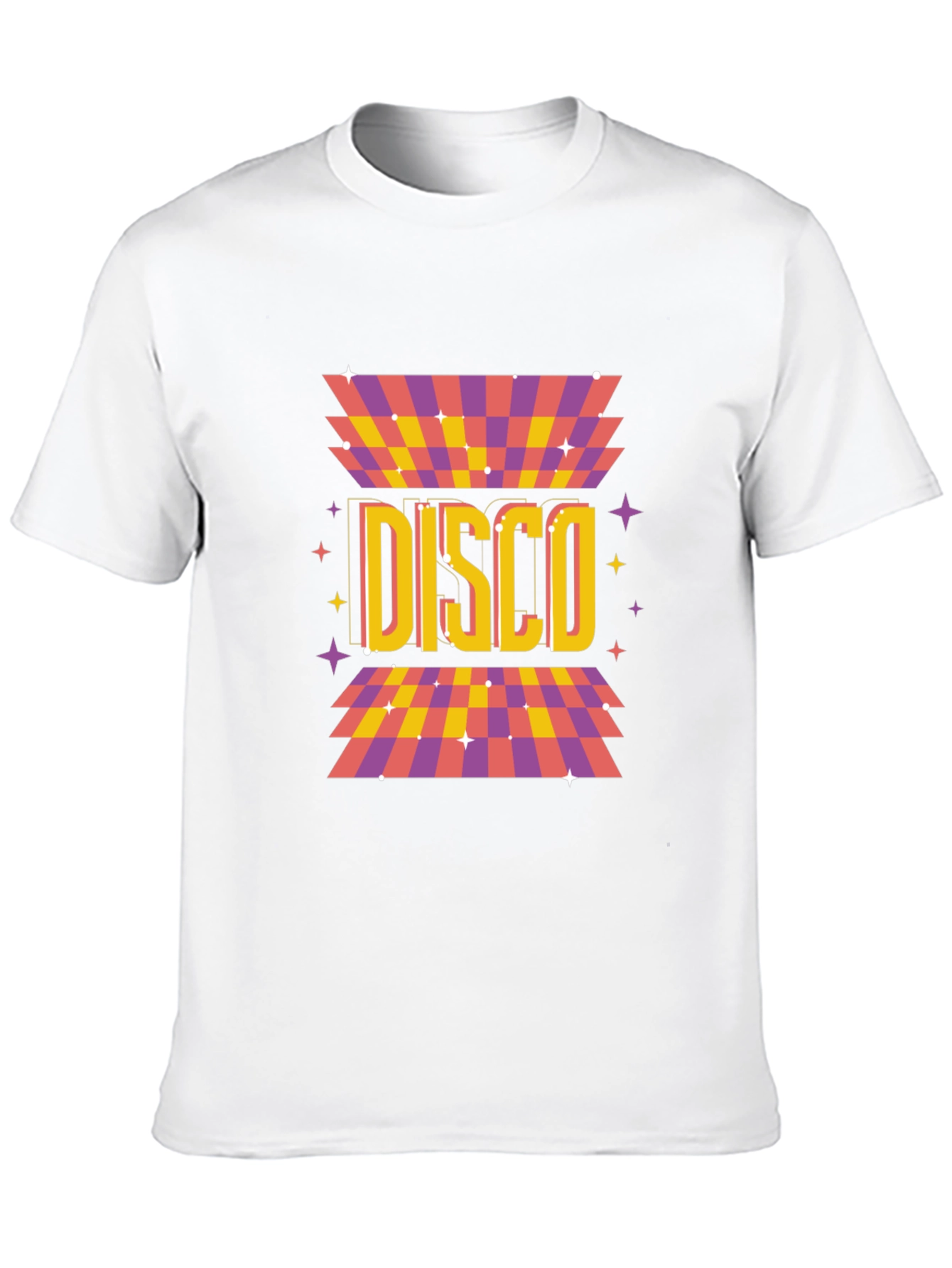 Retro Disco Graphic T-Shirt - Bold 70s Style
