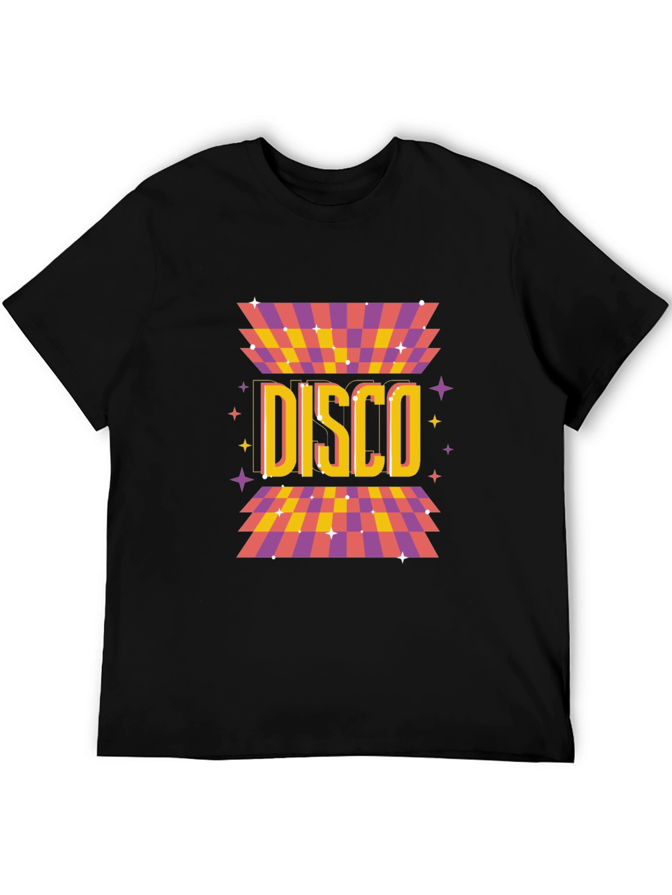 Retro Disco Graphic T-Shirt - Bold 70s Style