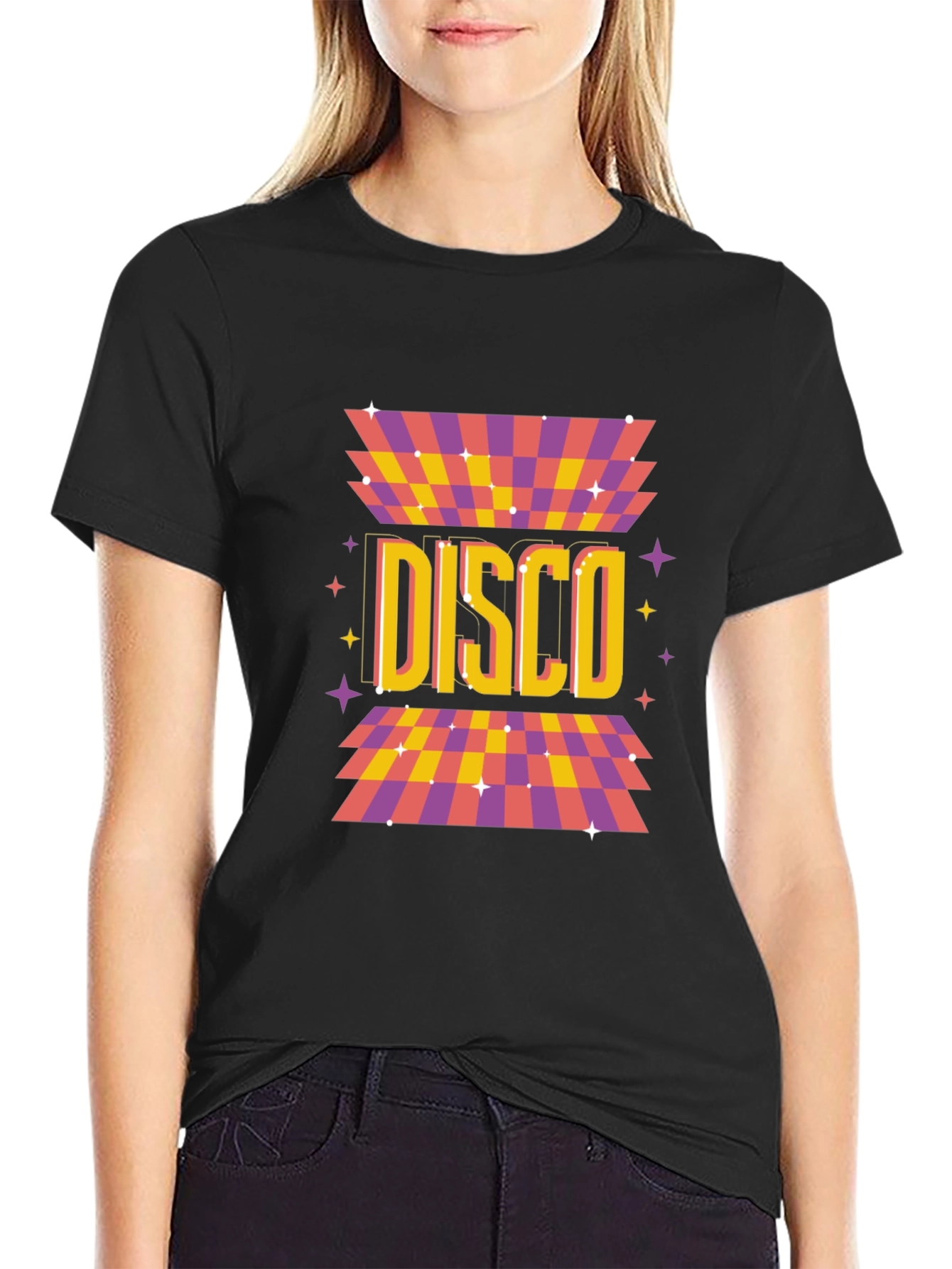 Retro Disco Graphic T-Shirt - Bold 70s Style