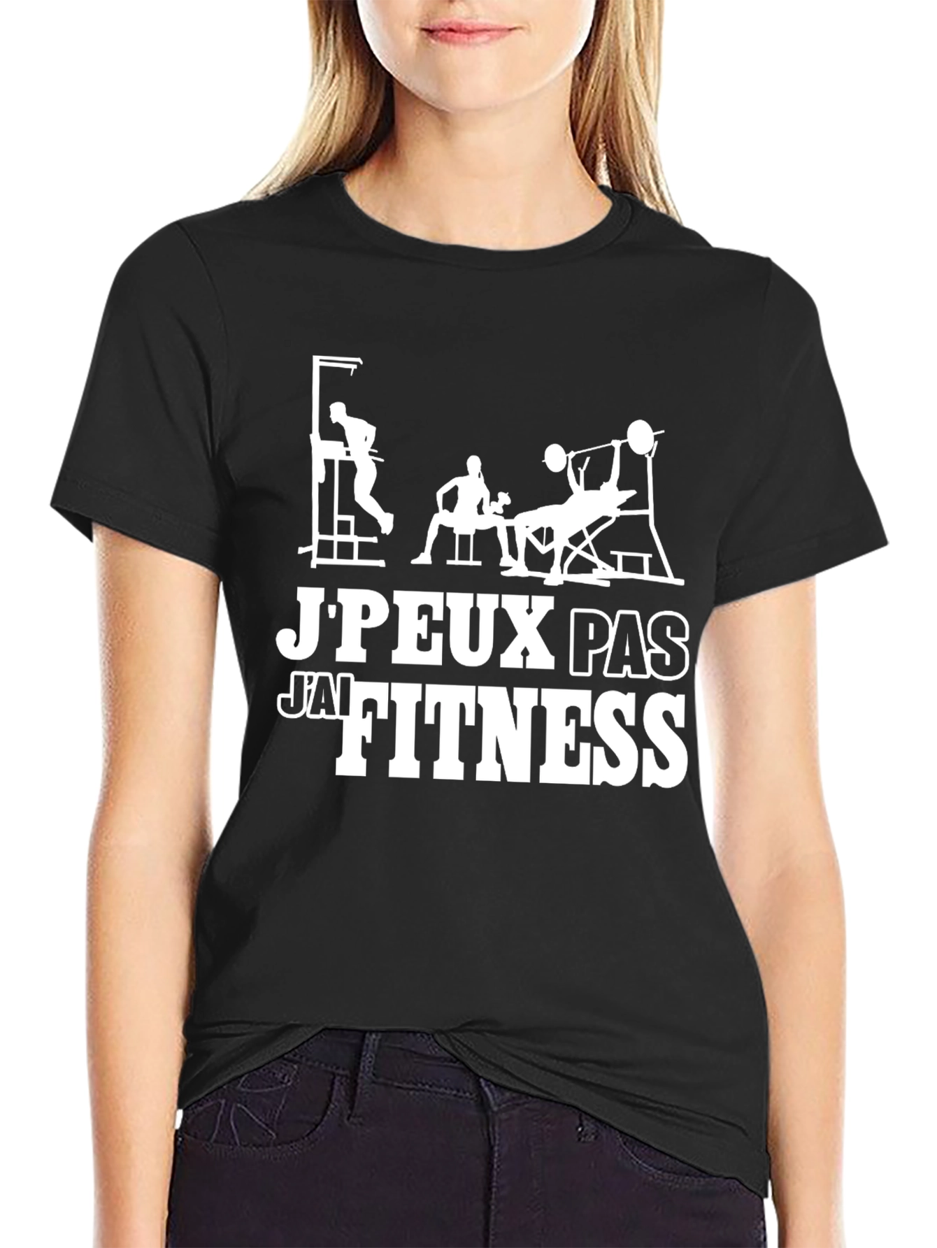Gym Workout T-Shirt - JPeux Pas Jai Fitness