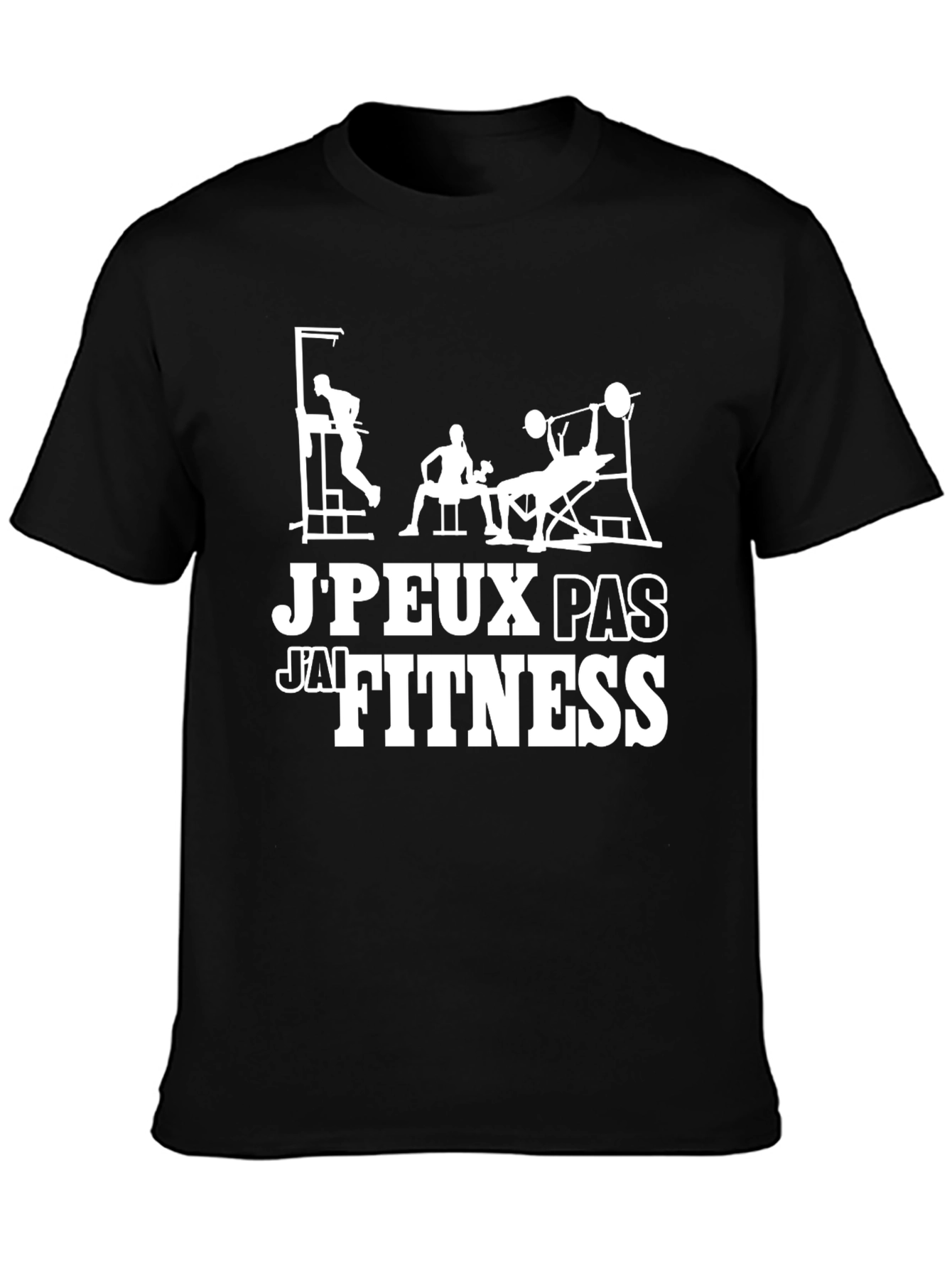 Gym Workout T-Shirt - JPeux Pas Jai Fitness