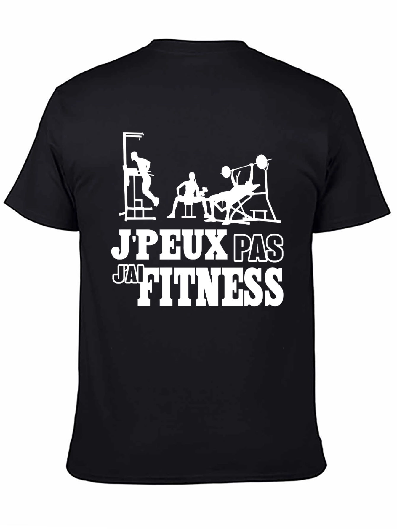 Gym Workout T-Shirt - JPeux Pas Jai Fitness