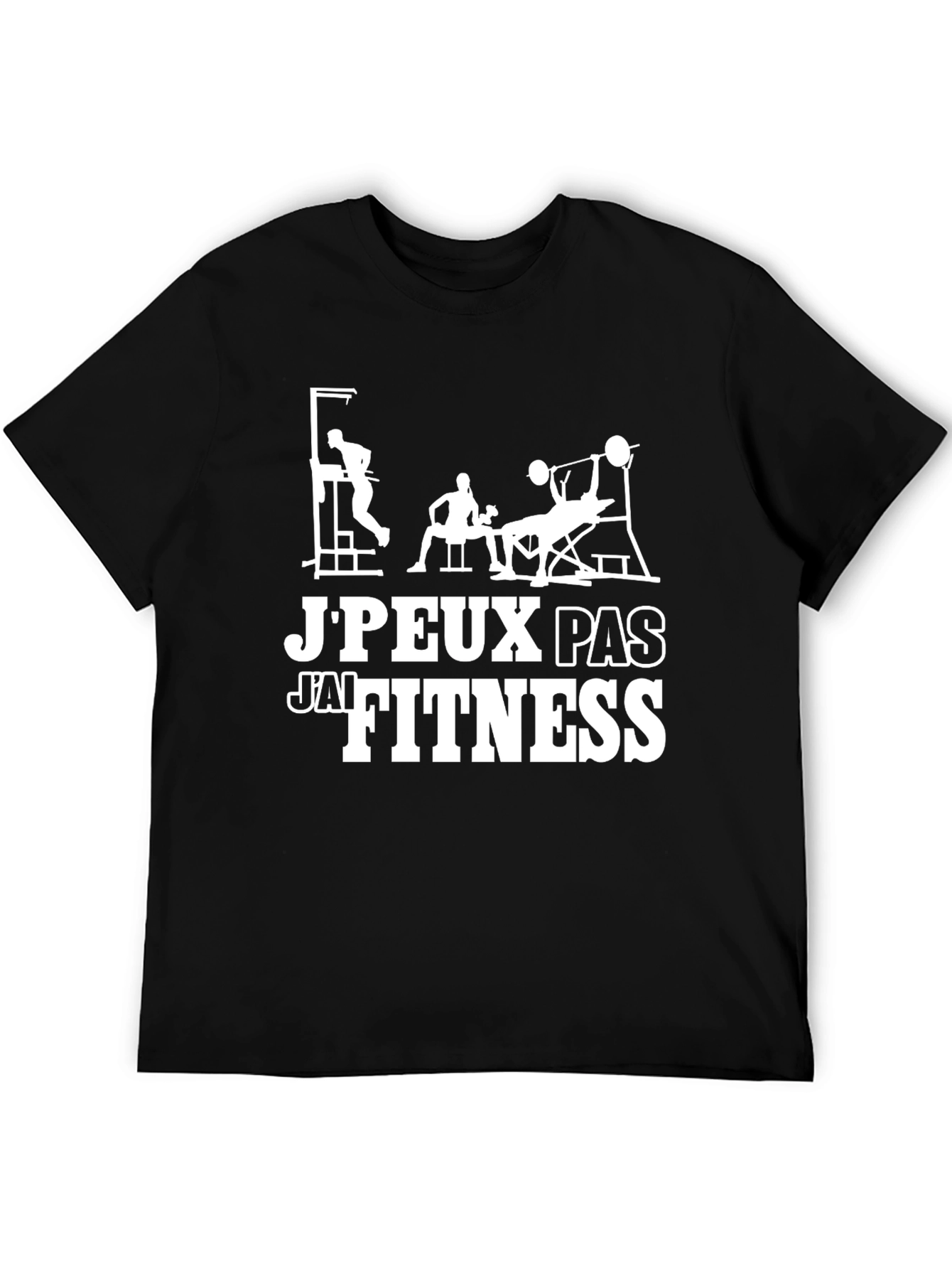 Gym Workout T-Shirt - JPeux Pas Jai Fitness