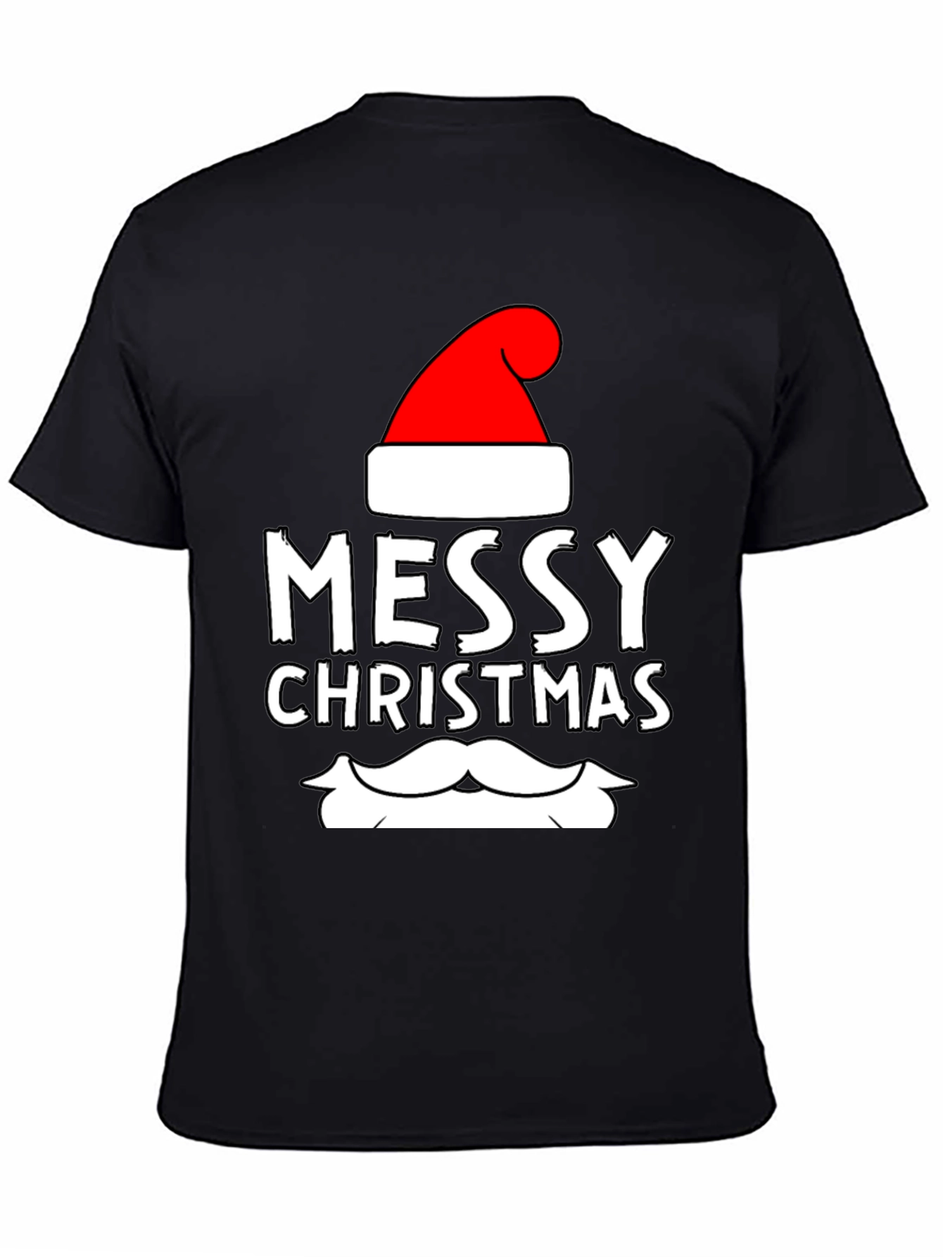 Messy Christmas Santa T-Shirt