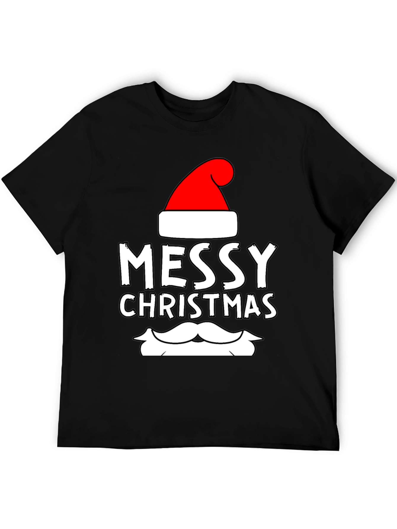 Messy Christmas Santa T-Shirt