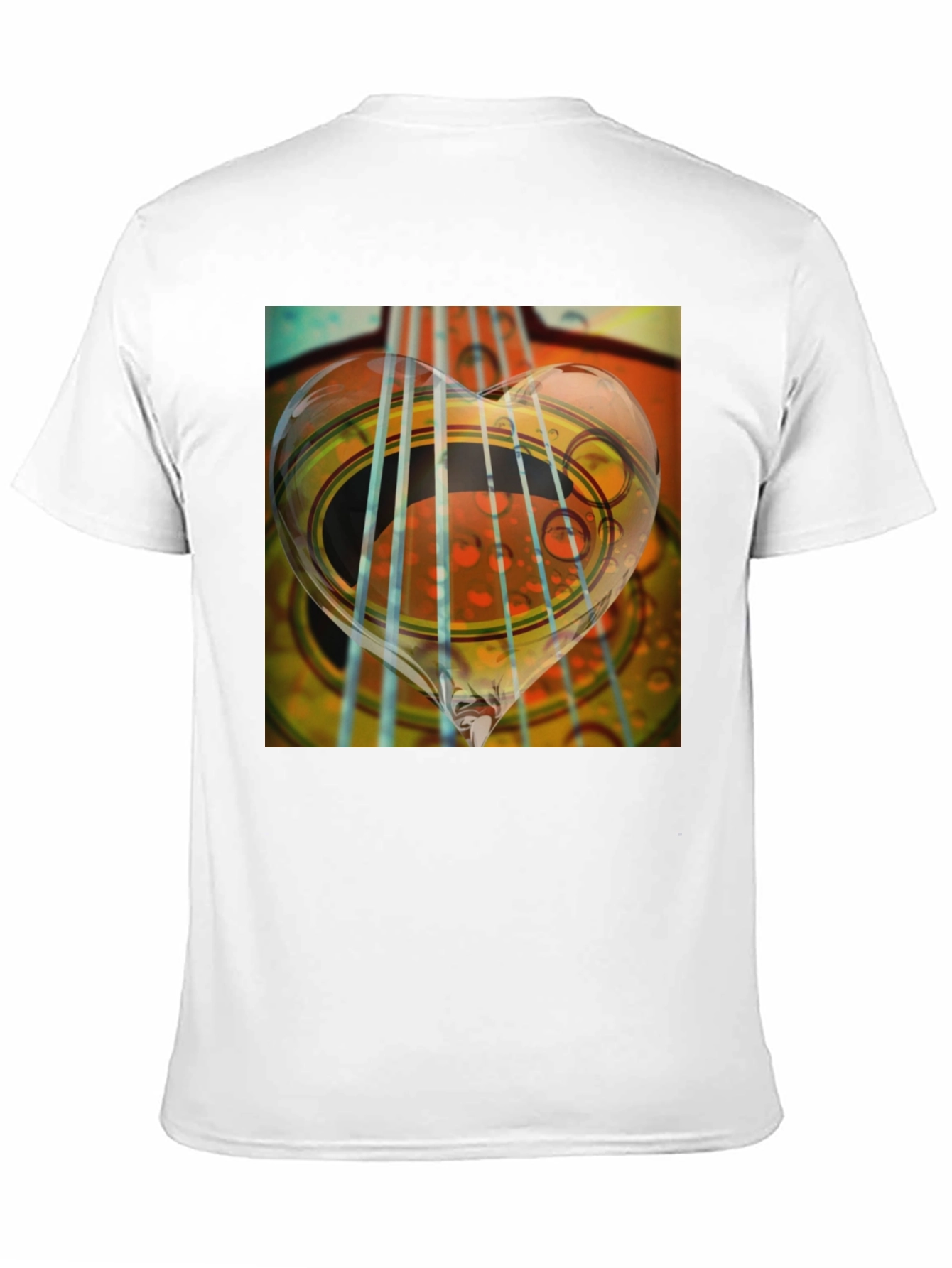 Guitar Heart String Graphic Tee