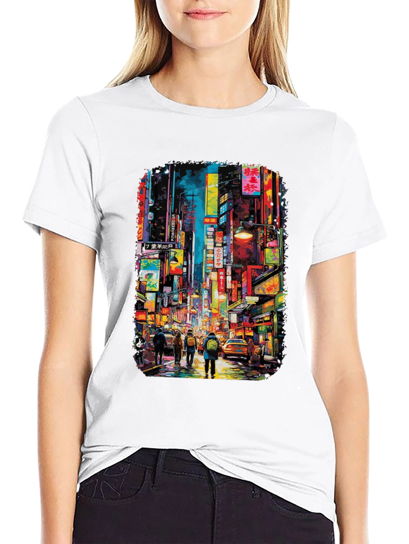 Neon Tokyo Streetwear T-Shirt
