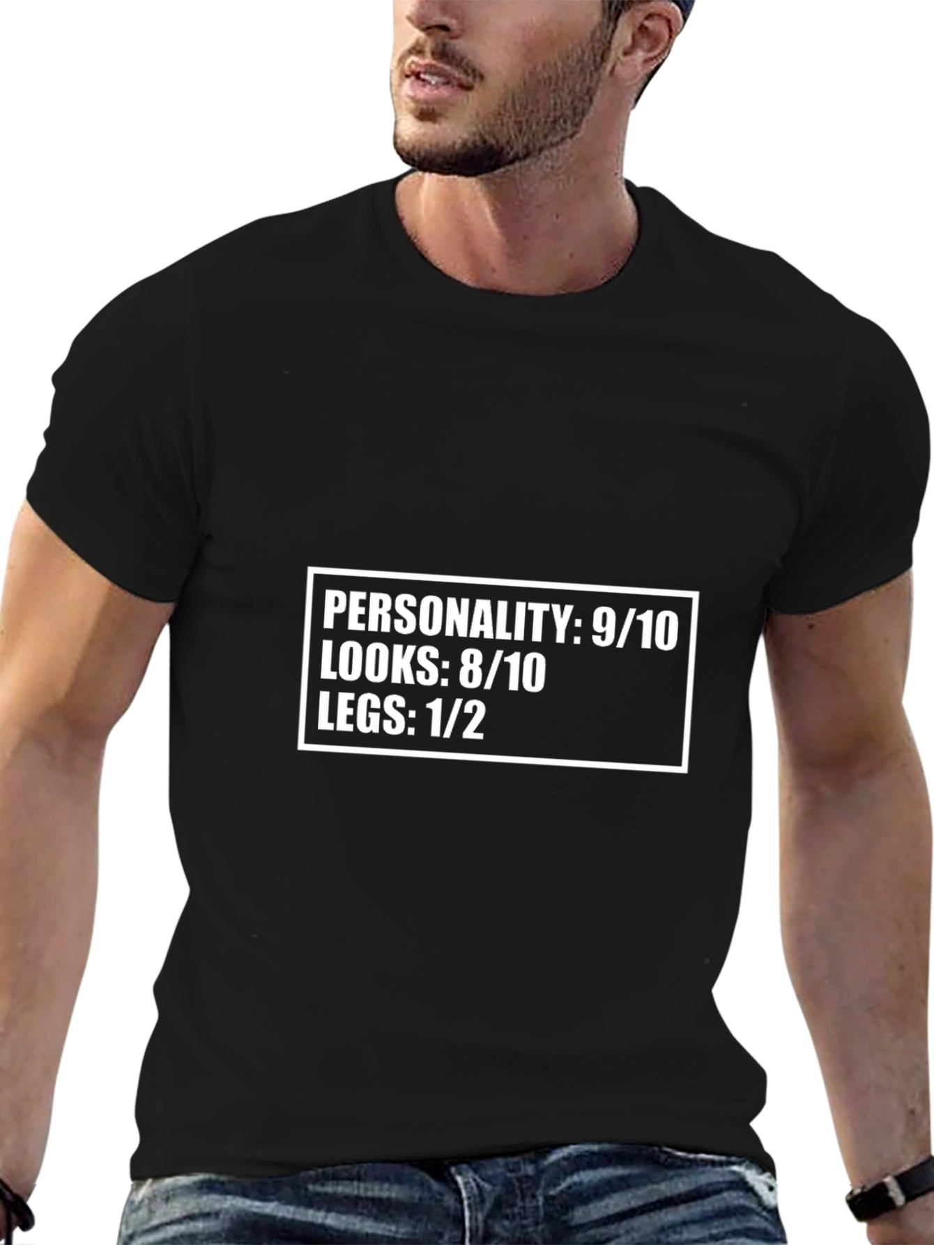 Funny Personality Looks Legs Graphic Tee