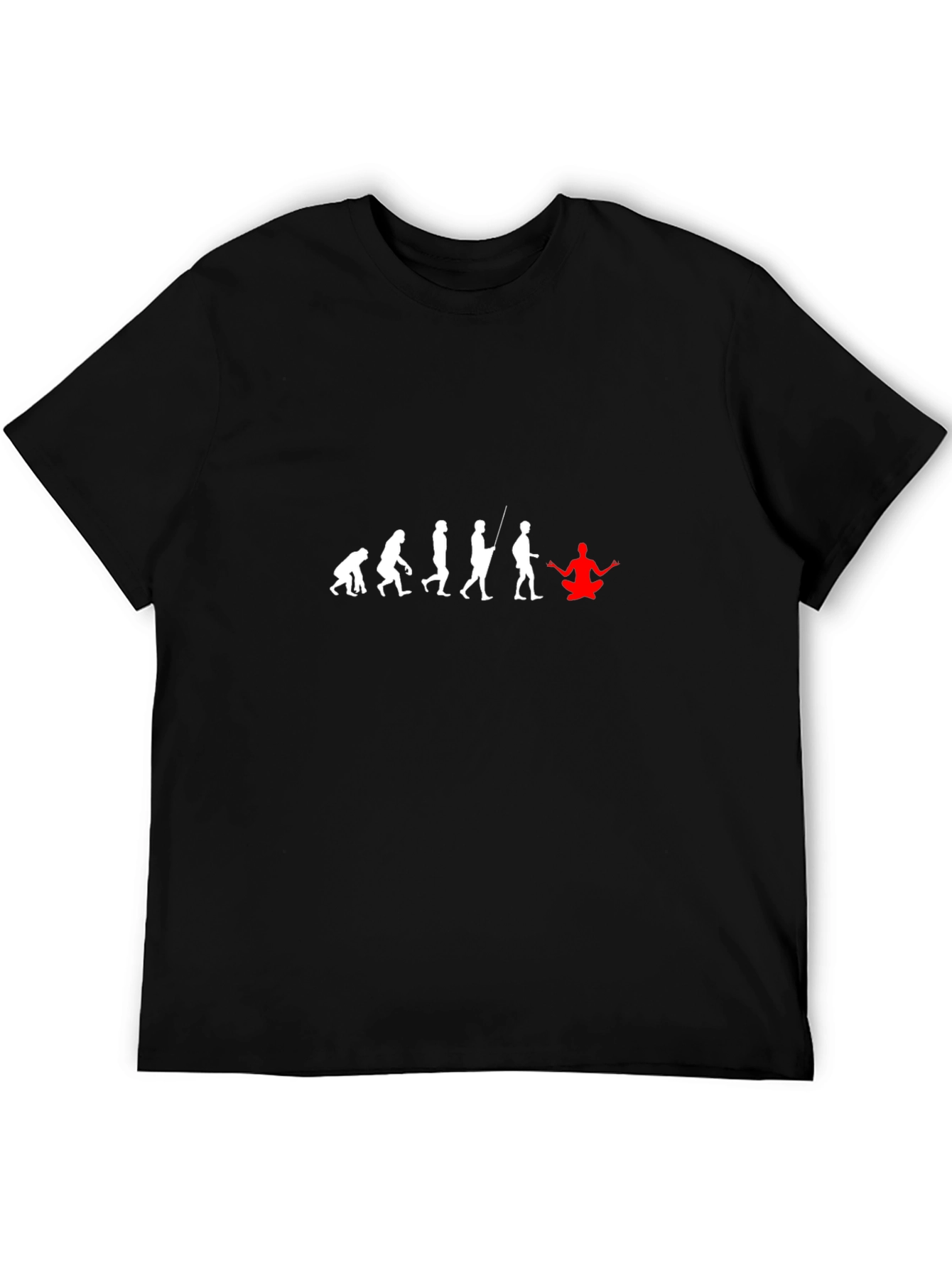 Evolution to Yoga Black T-Shirt