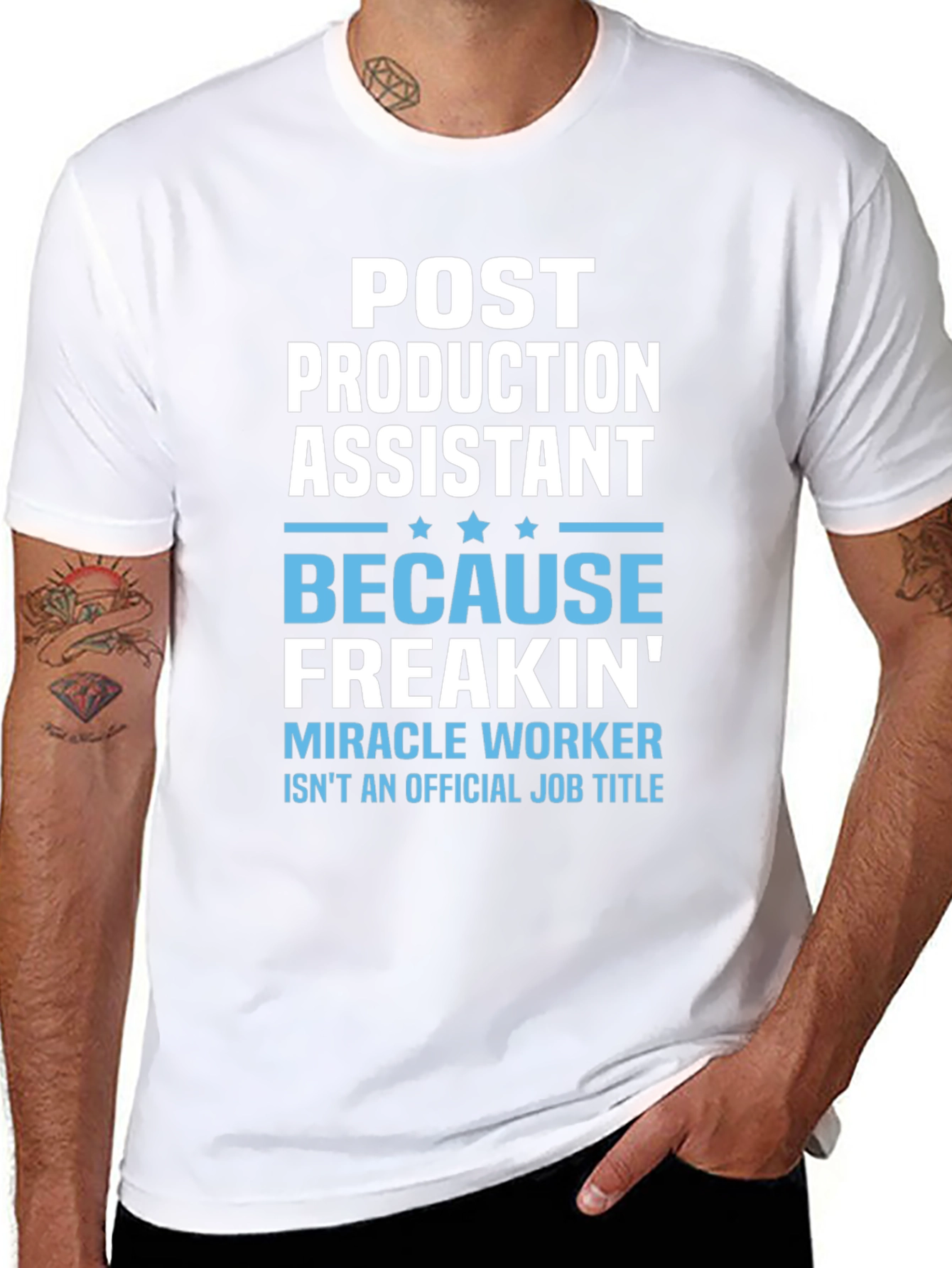 Post Production Assistant T-Shirt - Miracle Worker Tee