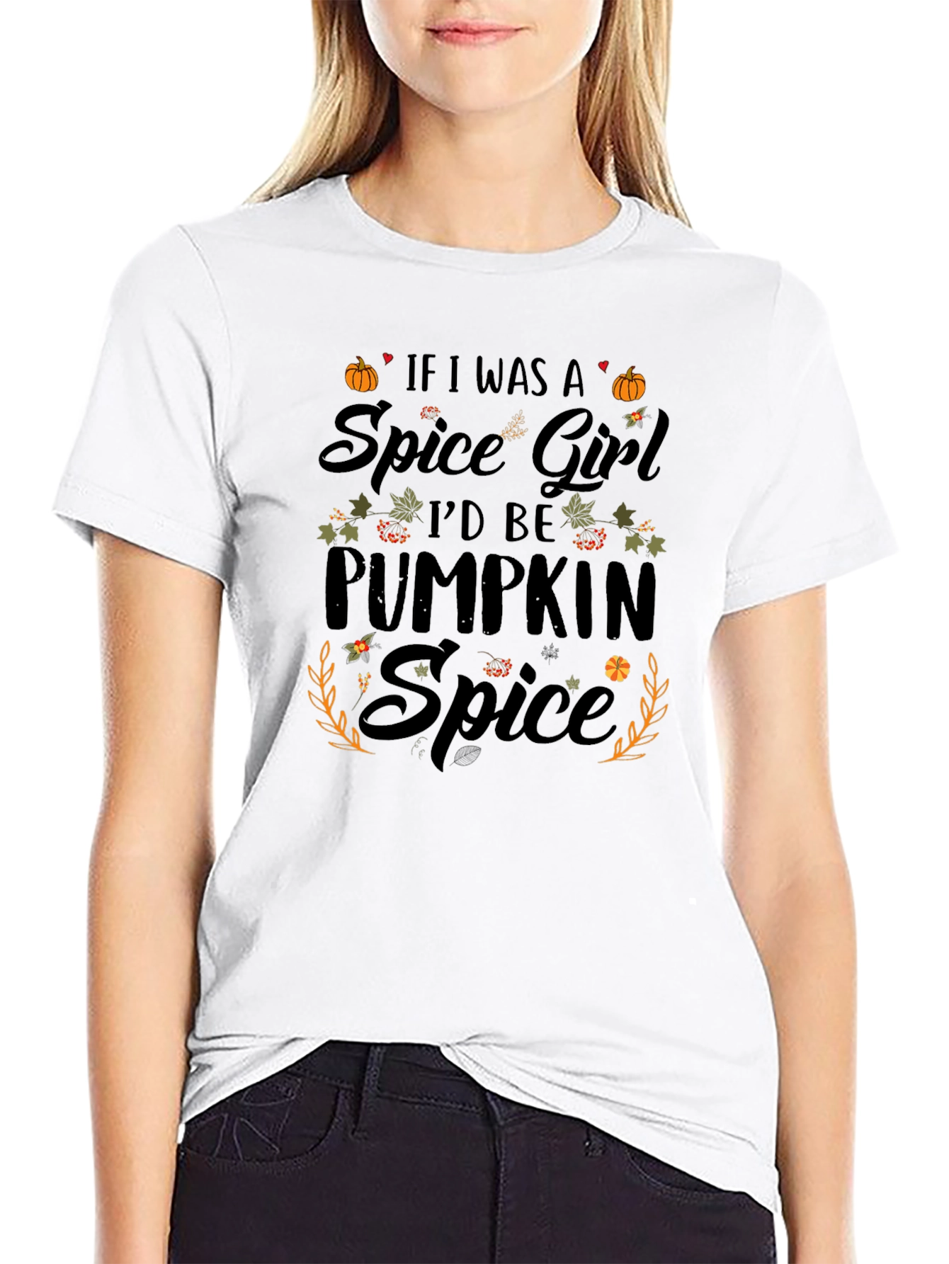 Pumpkin Spice Spice Girl T-Shirt - Fall Apparel
