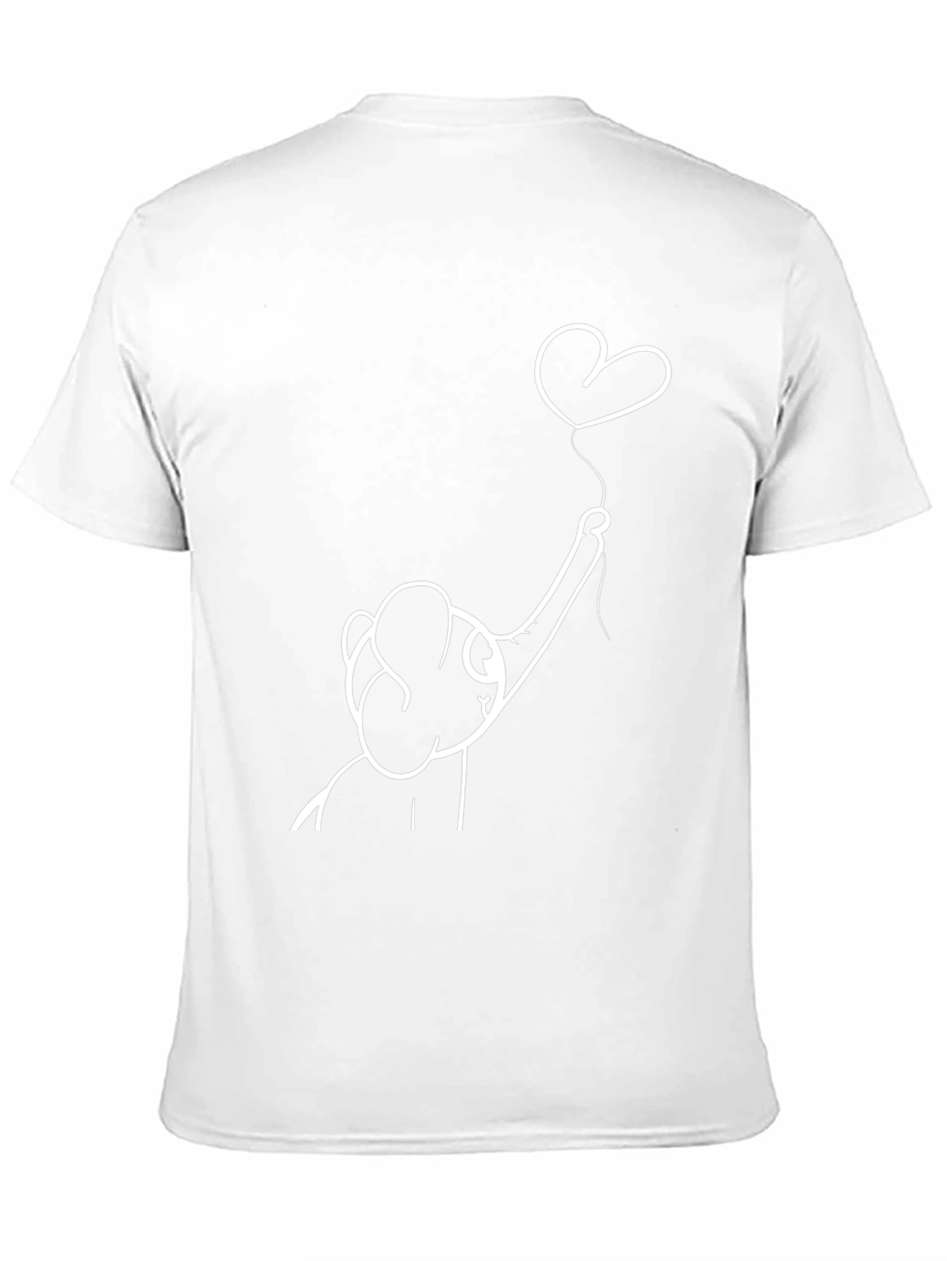 Elephant Heart Balloon Black Graphic Tee