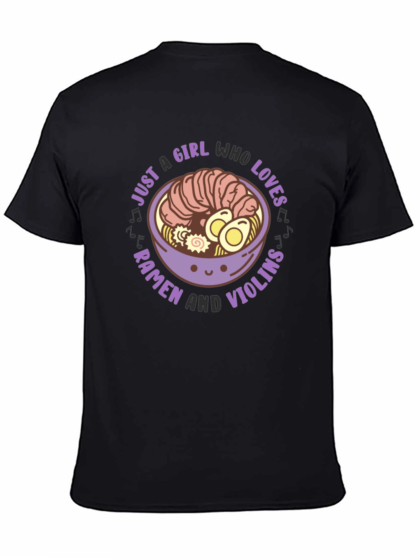 Ramen and Violins Graphic Tee - Girls T-Shirt